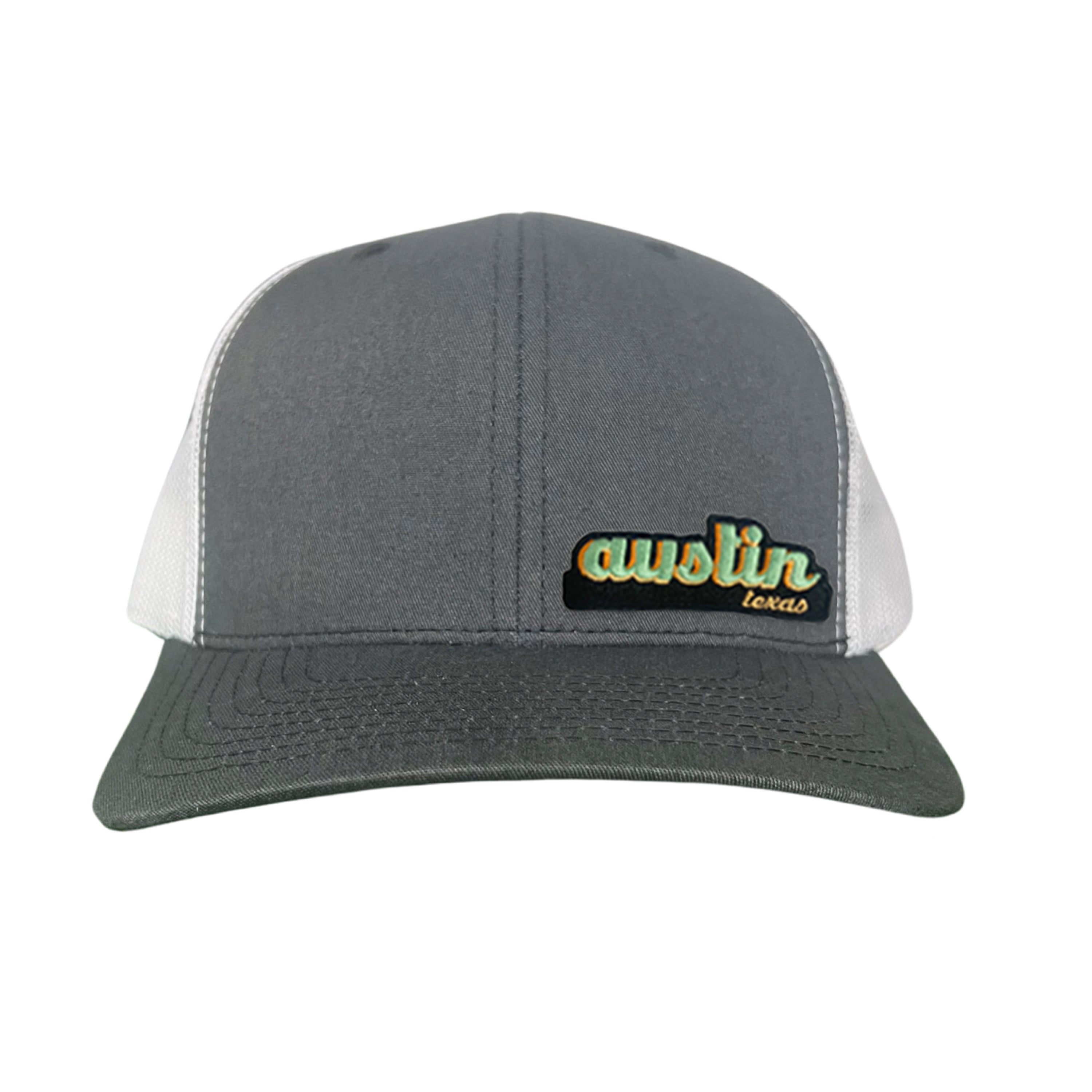 Last Stand Austin Texas Cut Out Patch Trucker Hat
