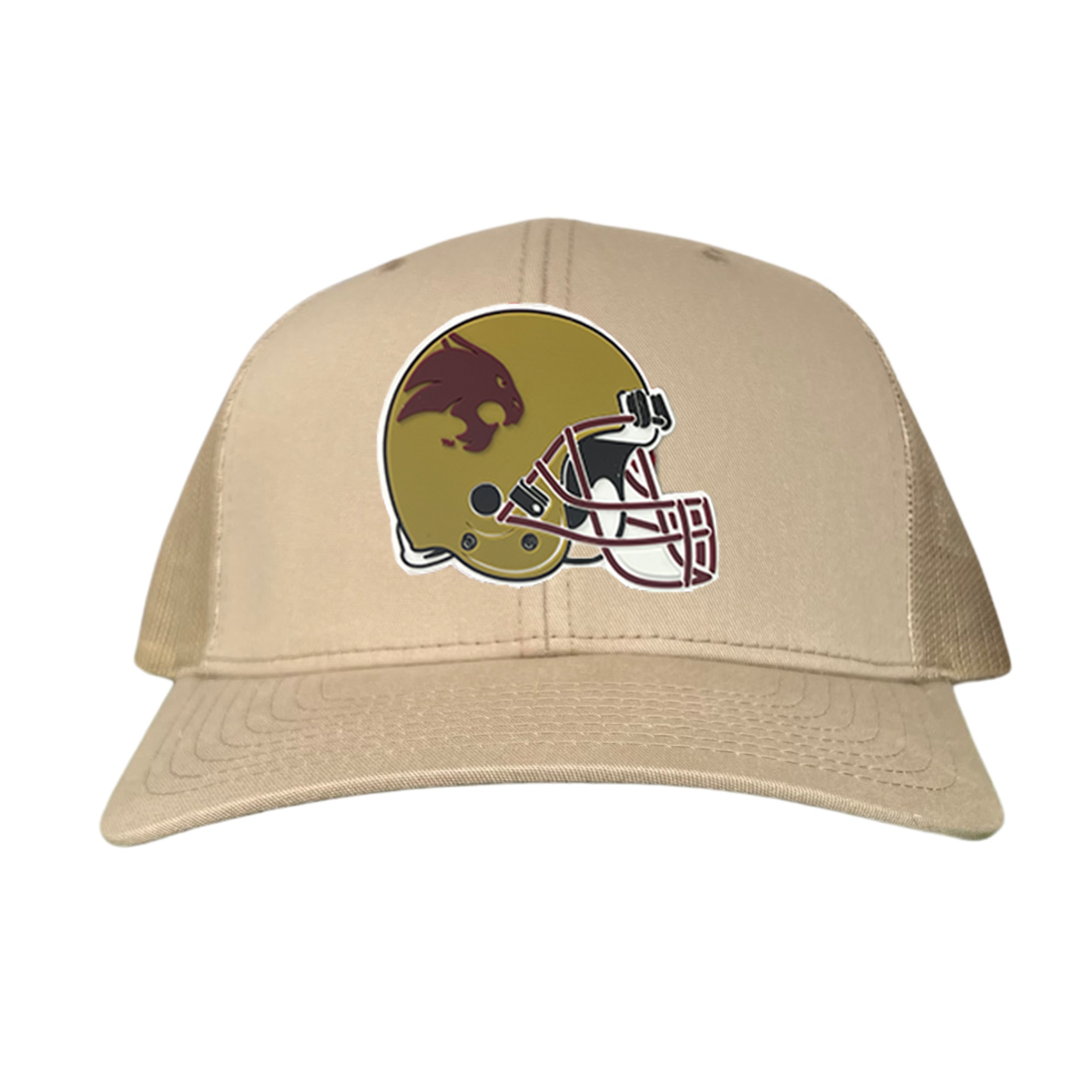 Texas State Bobcats Helmet Logo Patch Hat Accessory