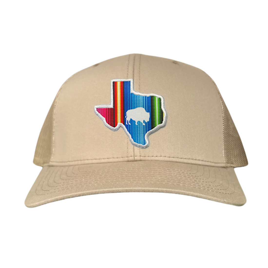 State of Texas Serape Baseball Cap with Adjustable Snapback Closure