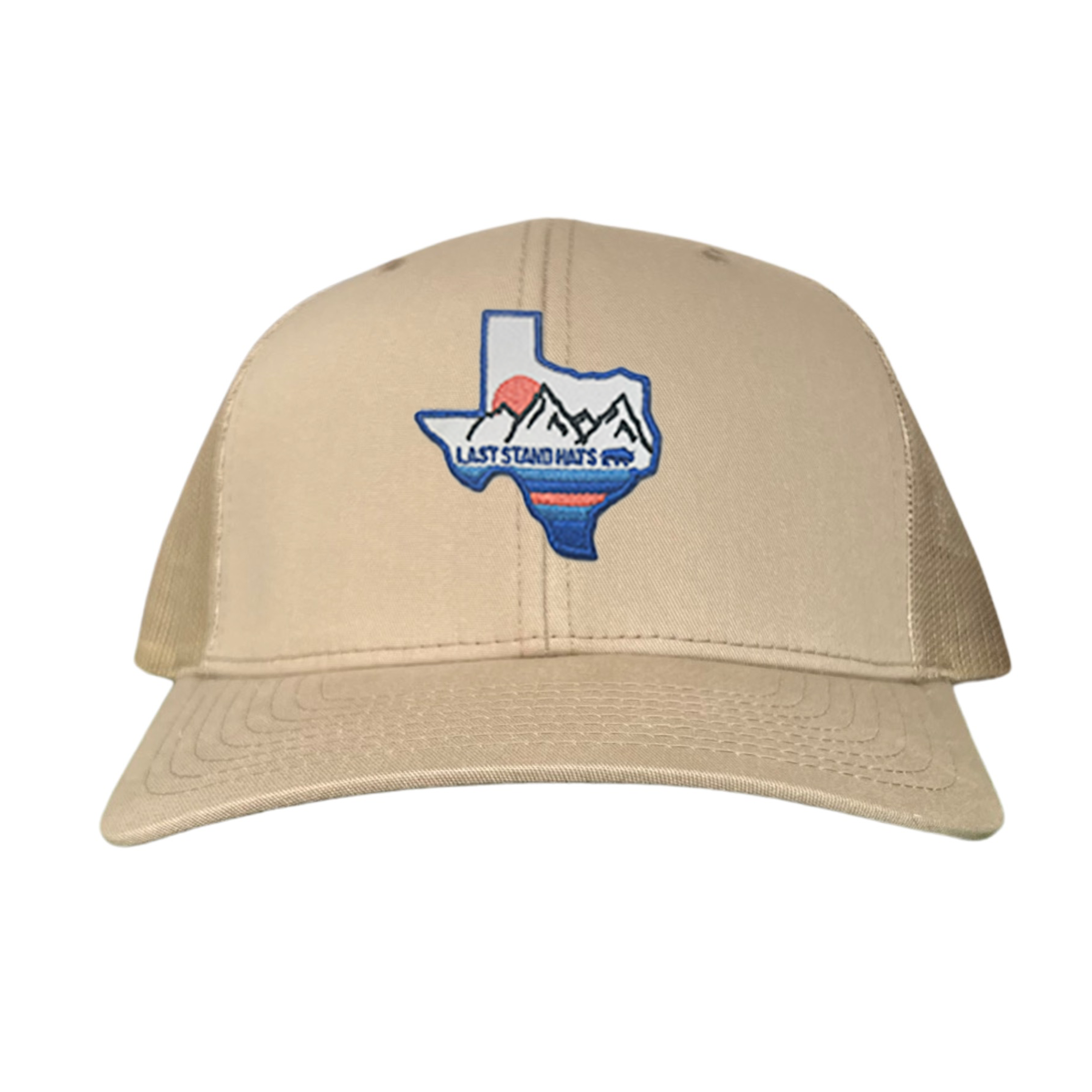 Texas Mountains Blue Graphic Hat - Classic Casual Cap