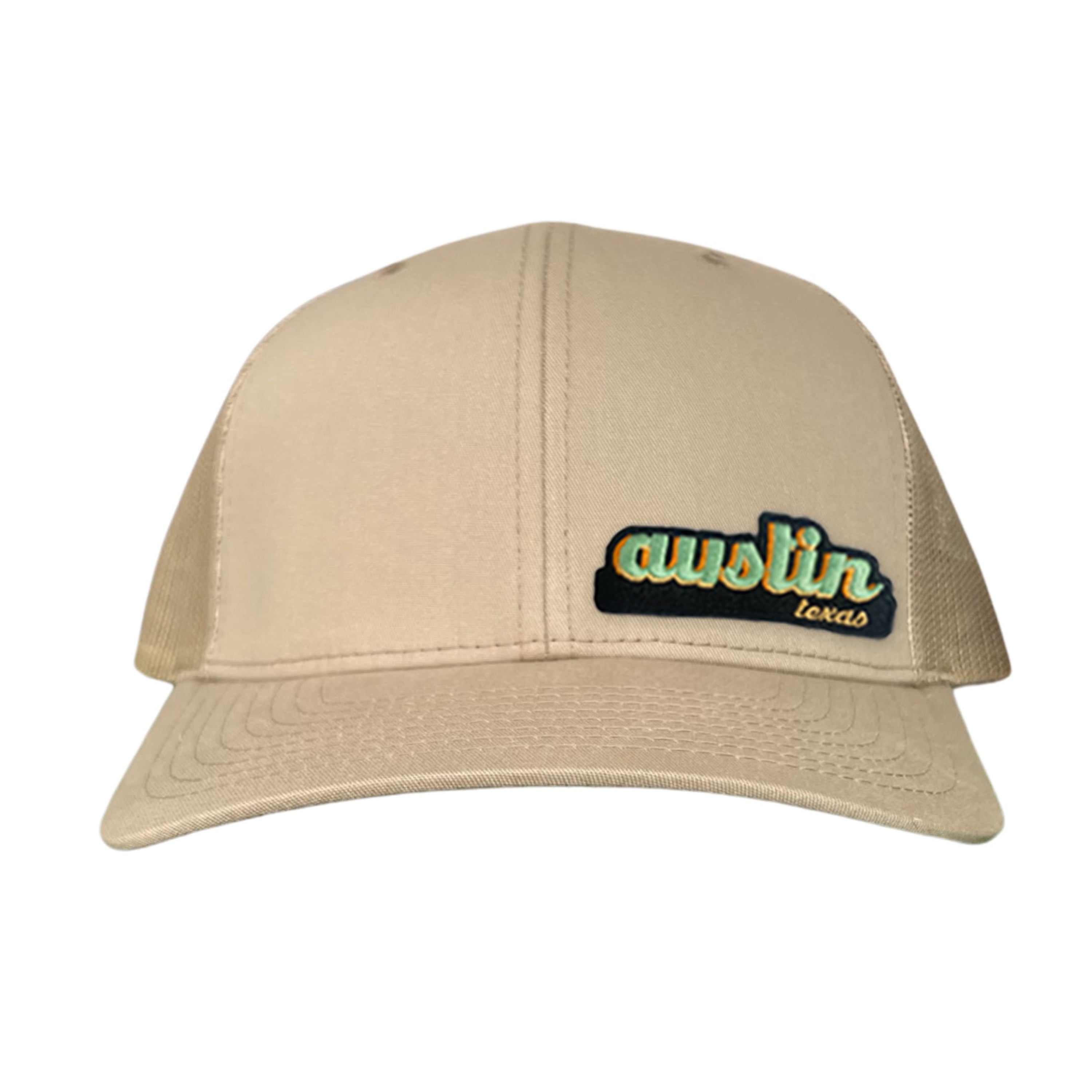 Last Stand Austin Texas Cut Out Patch Trucker Hat