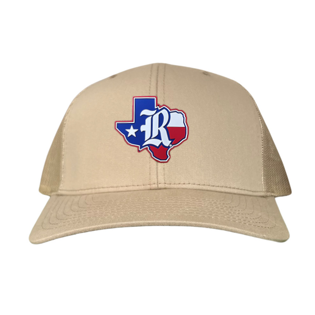 Rice University Old R Texas Flag Rubber Patch Hat