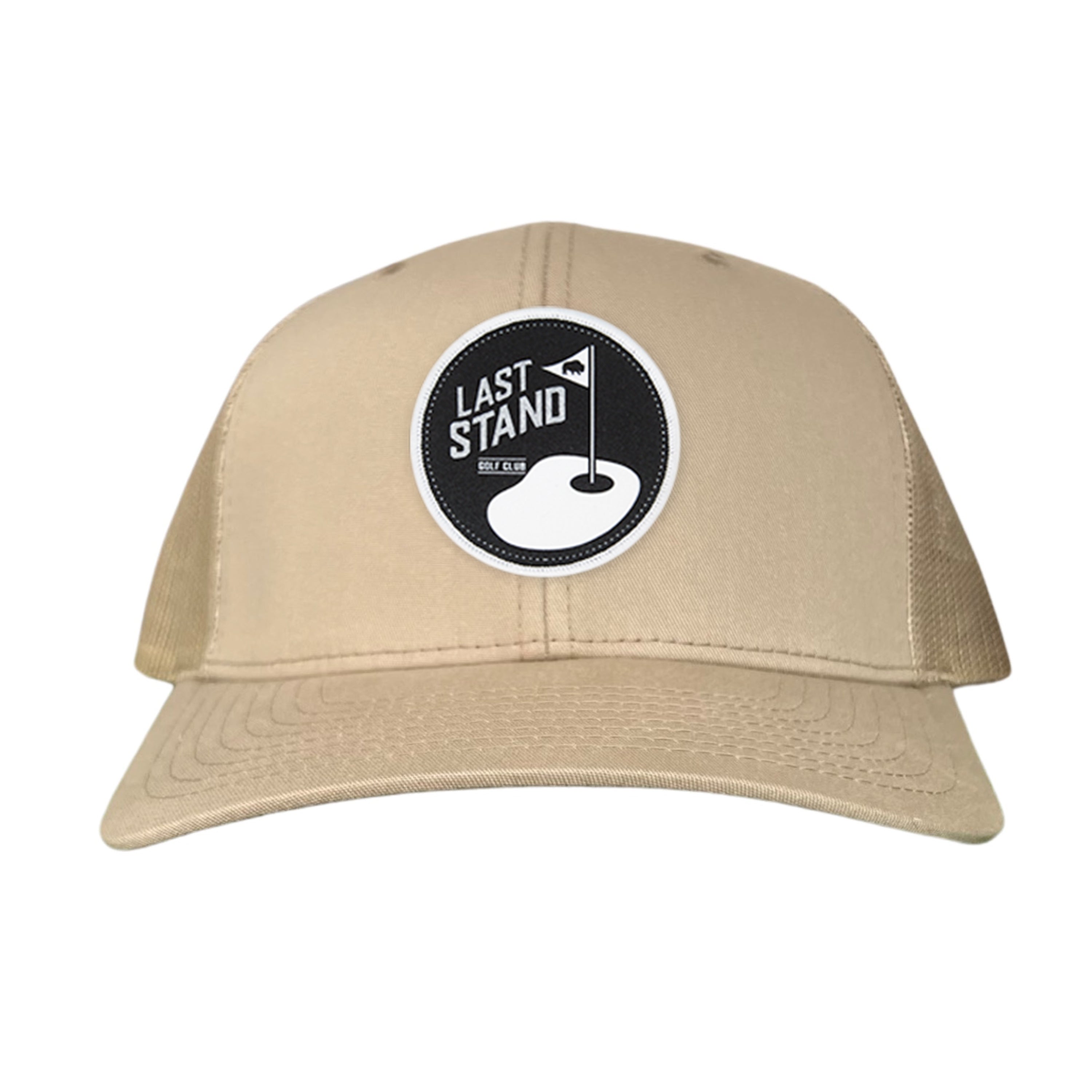 Golf Club Snapback Hat with Breathable Mesh Back and Curved Bill