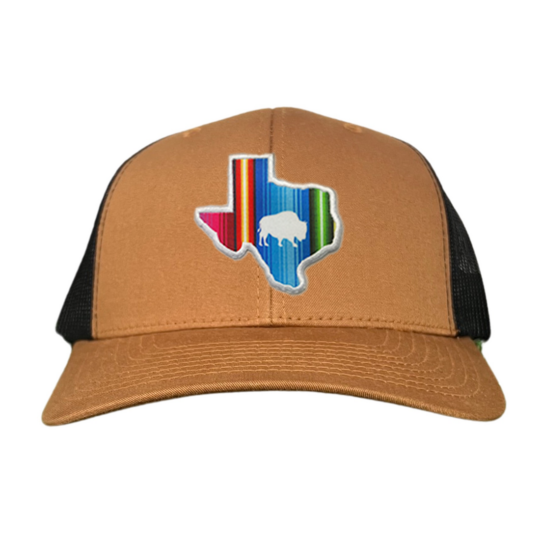 State of Texas Serape Baseball Cap with Adjustable Snapback Closure