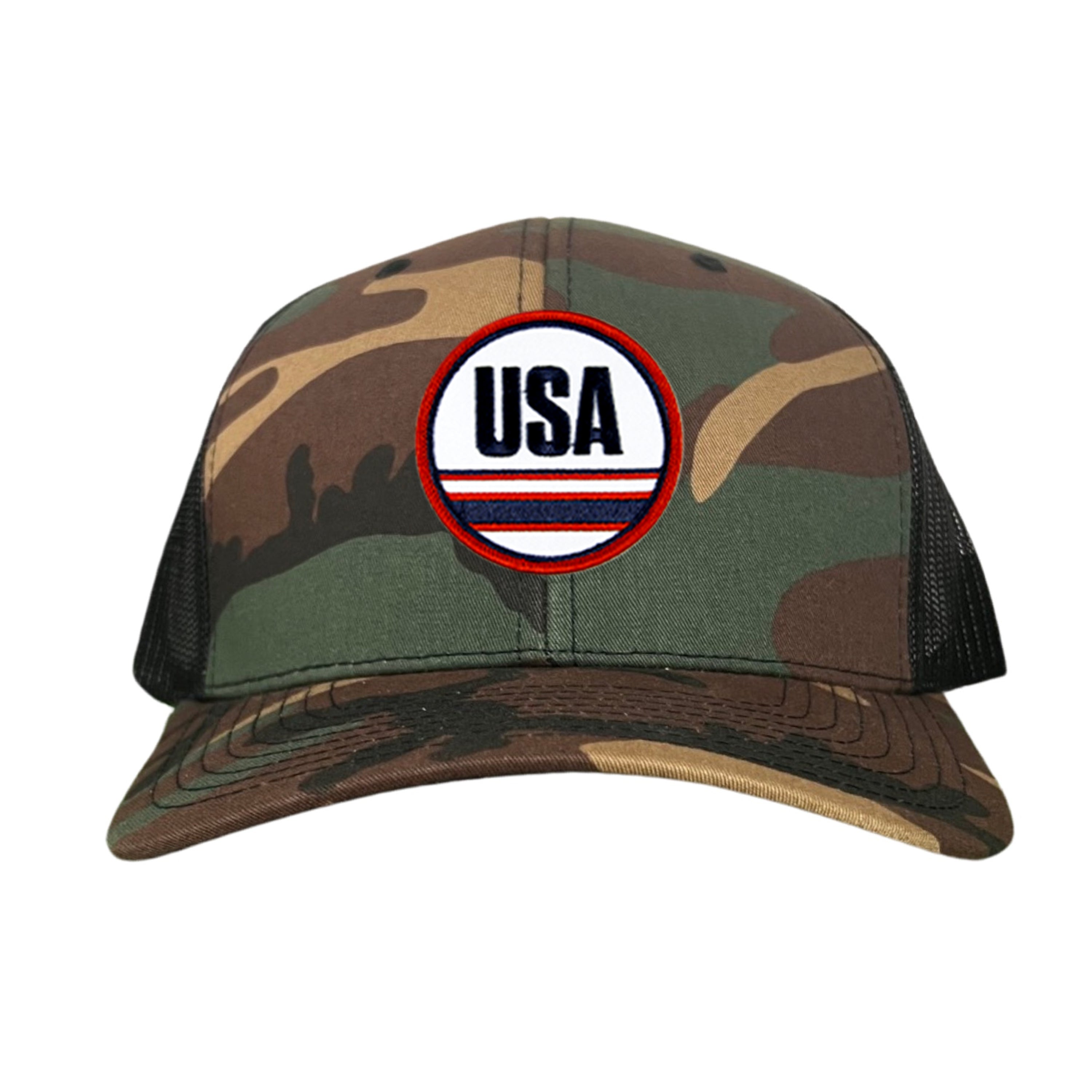 USA Flag Patch Embroidered Tactical Morale Badge for Hats