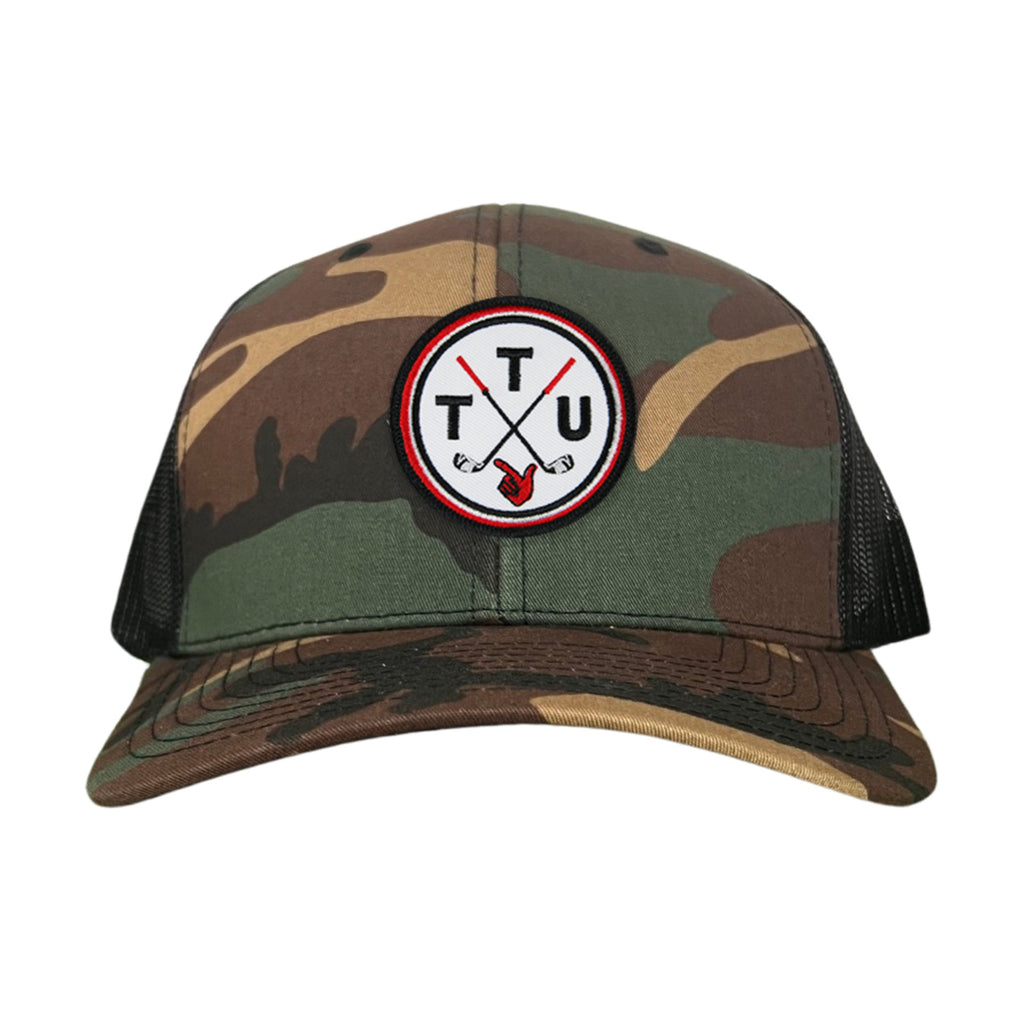 Texas Tech Golf Circle Patch Hat – Curved Bill Snapback