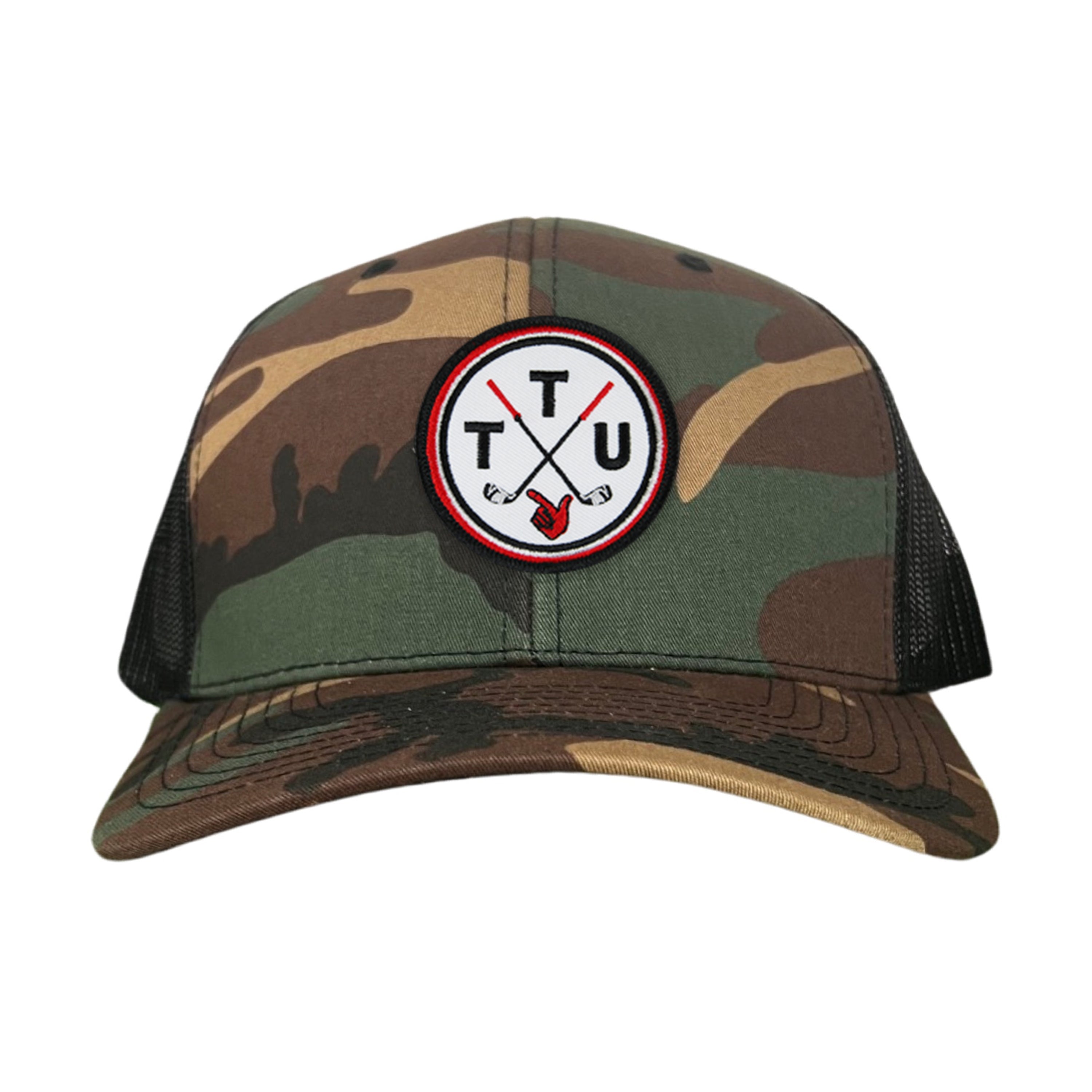 Texas Tech Golf Circle Patch Hat – Curved Bill Snapback