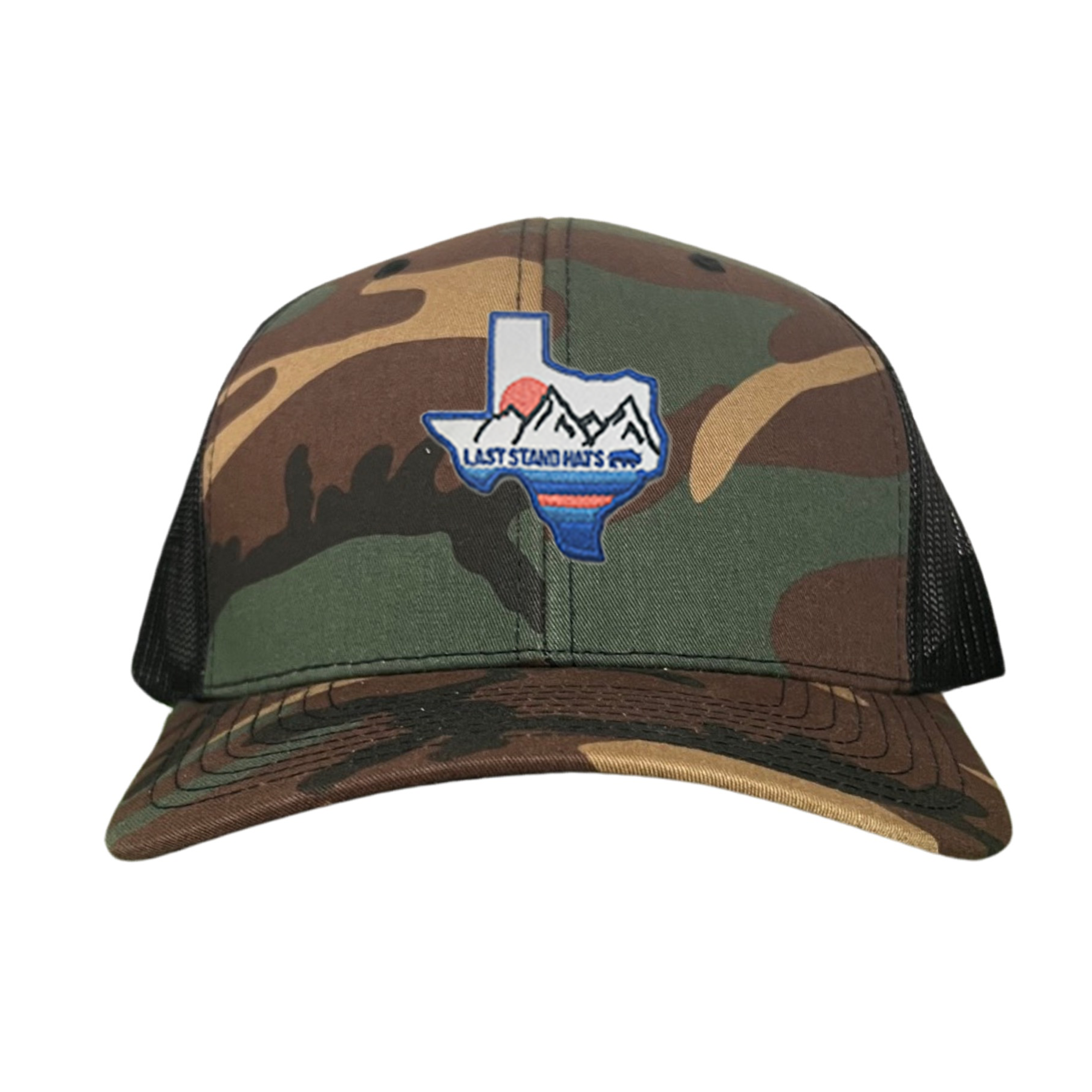 Texas Mountains Blue Graphic Hat - Classic Casual Cap