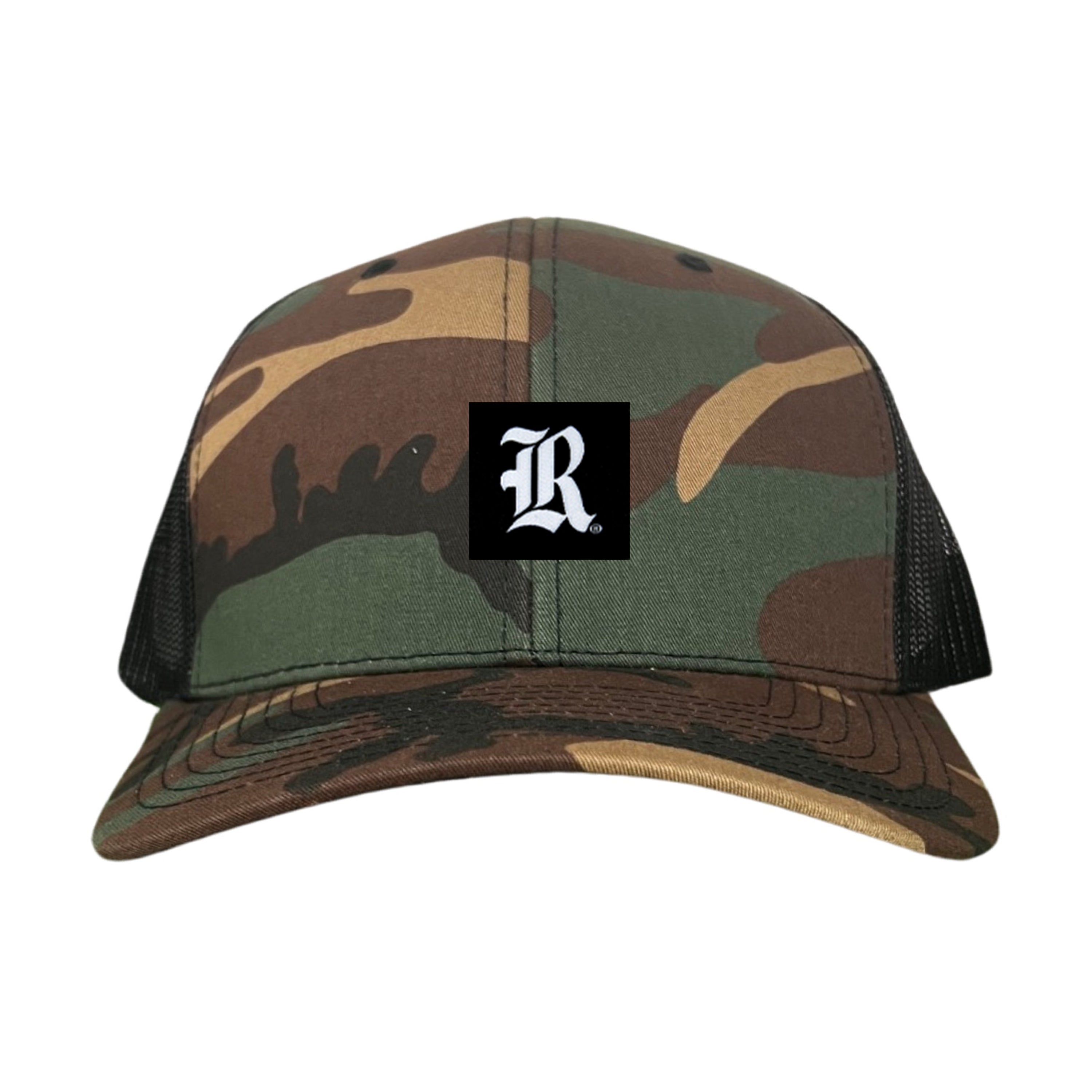 Rice Black Label LR Logo Snapback Hat