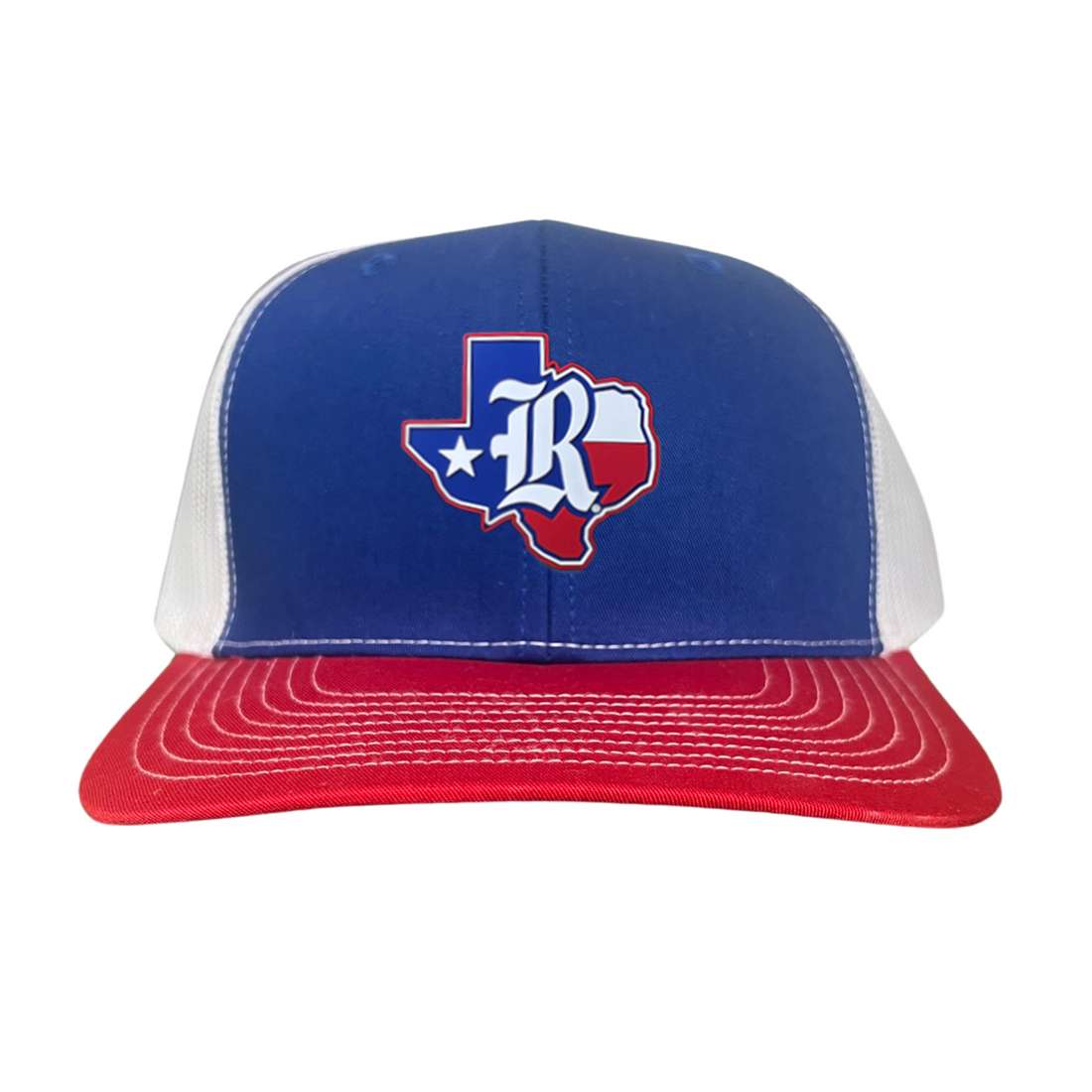 Rice University Old R Texas Flag Rubber Patch Hat