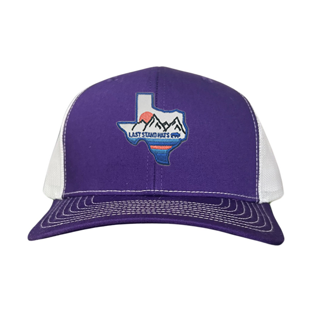 Texas Mountains Blue Graphic Hat - Classic Casual Cap