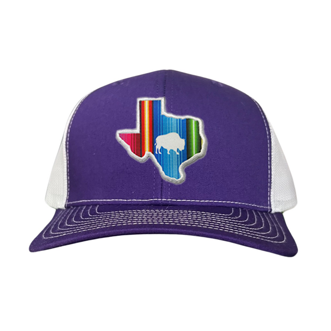 State of Texas Serape Baseball Cap with Adjustable Snapback Closure