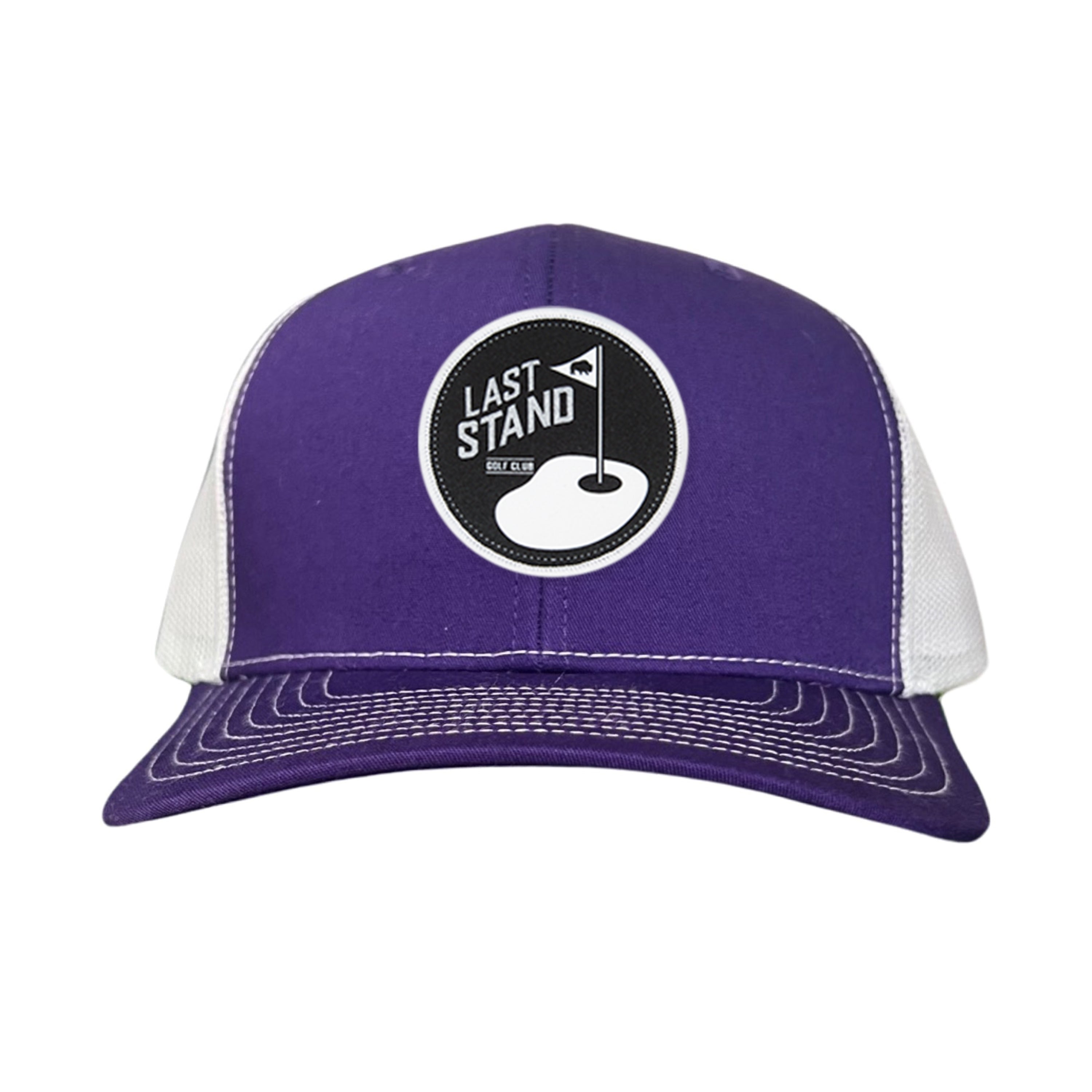 Golf Club Snapback Hat with Breathable Mesh Back and Curved Bill