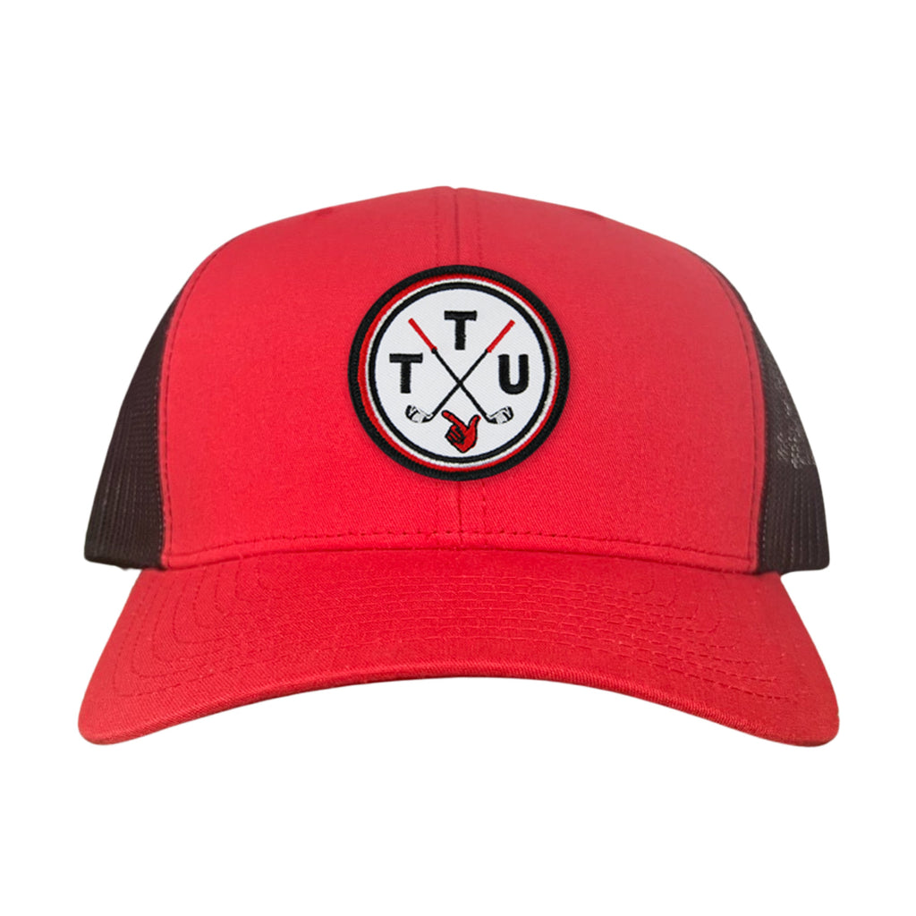 Texas Tech Golf Circle Patch Hat – Curved Bill Snapback