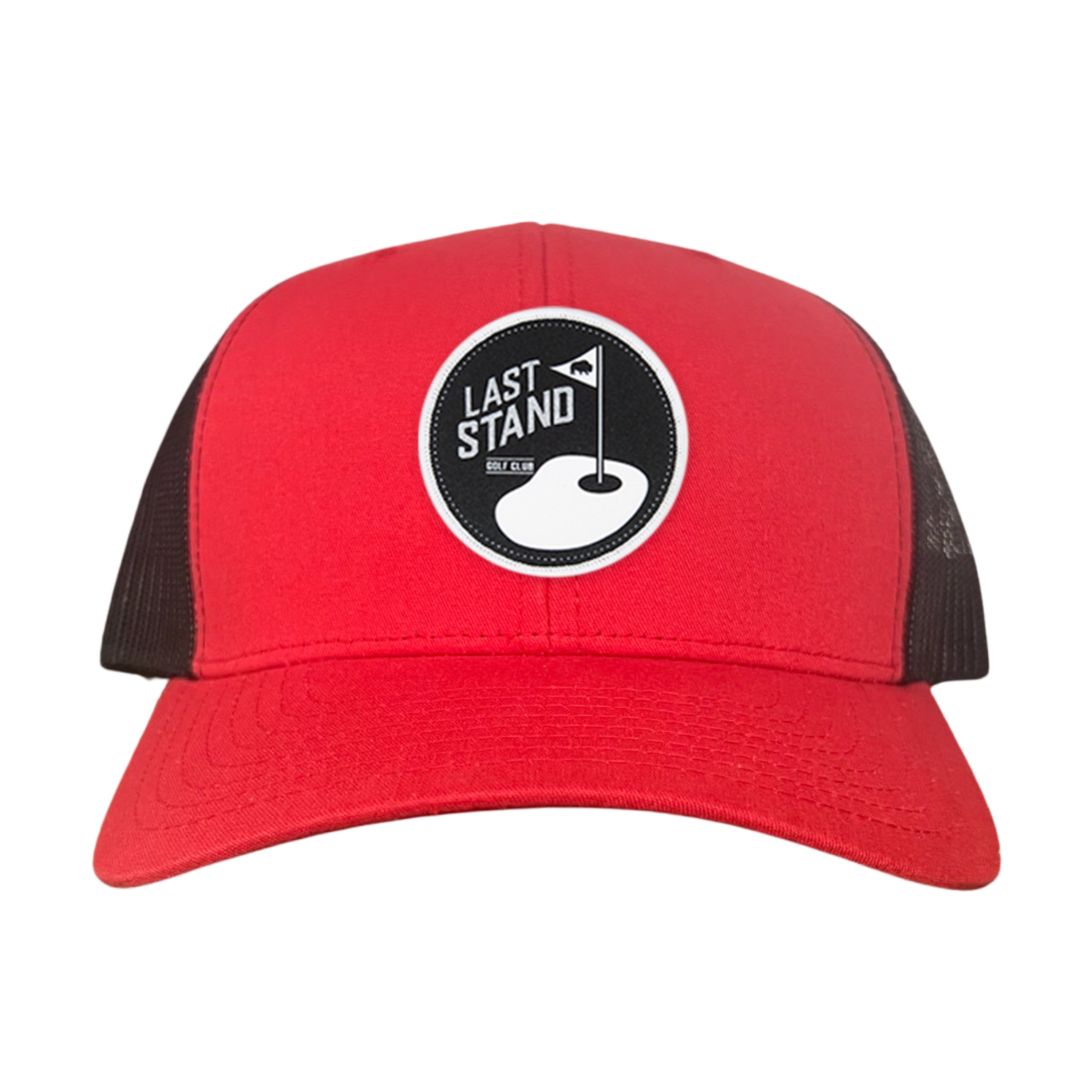 Golf Club Snapback Hat with Breathable Mesh Back and Curved Bill