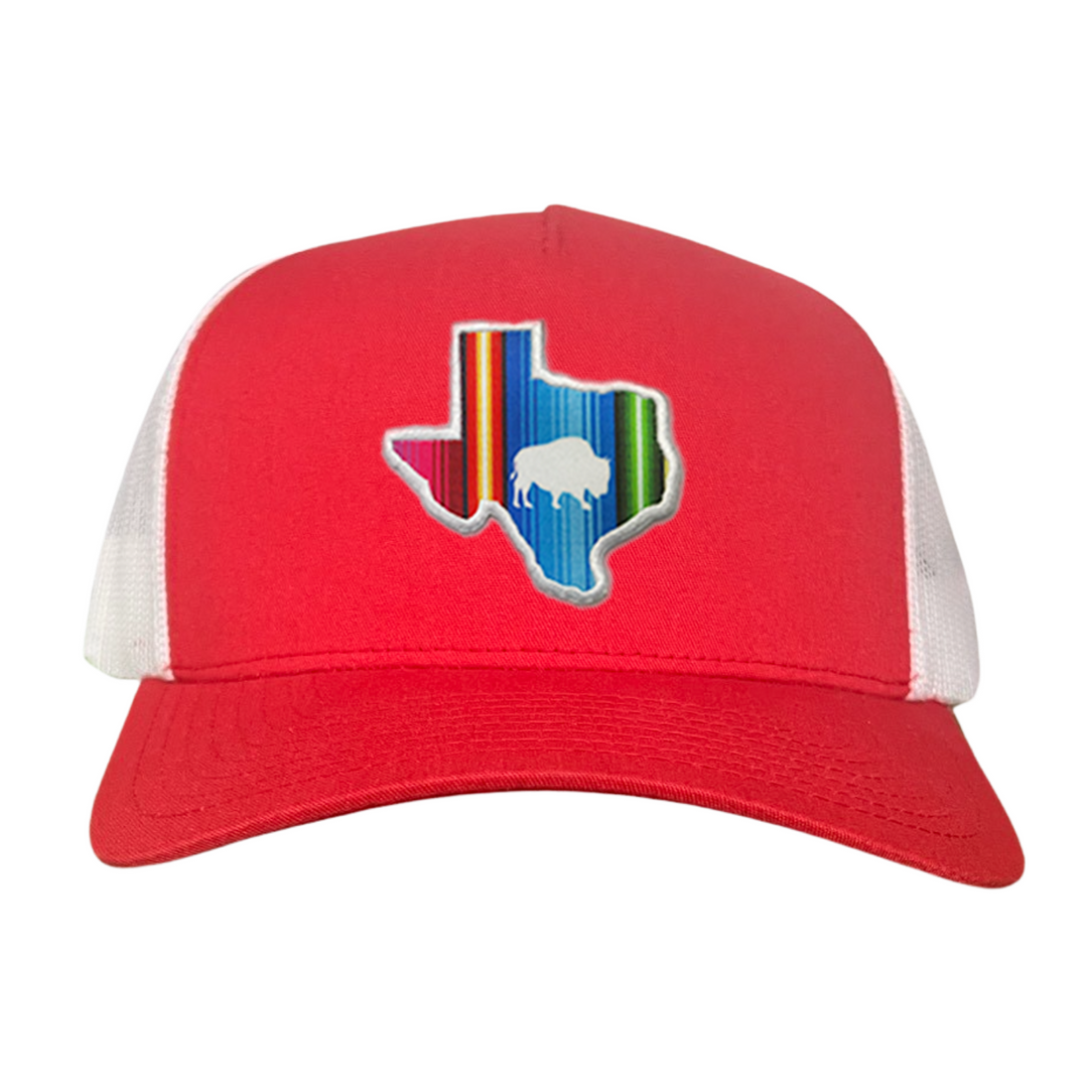 State of Texas Serape Baseball Cap with Adjustable Snapback Closure