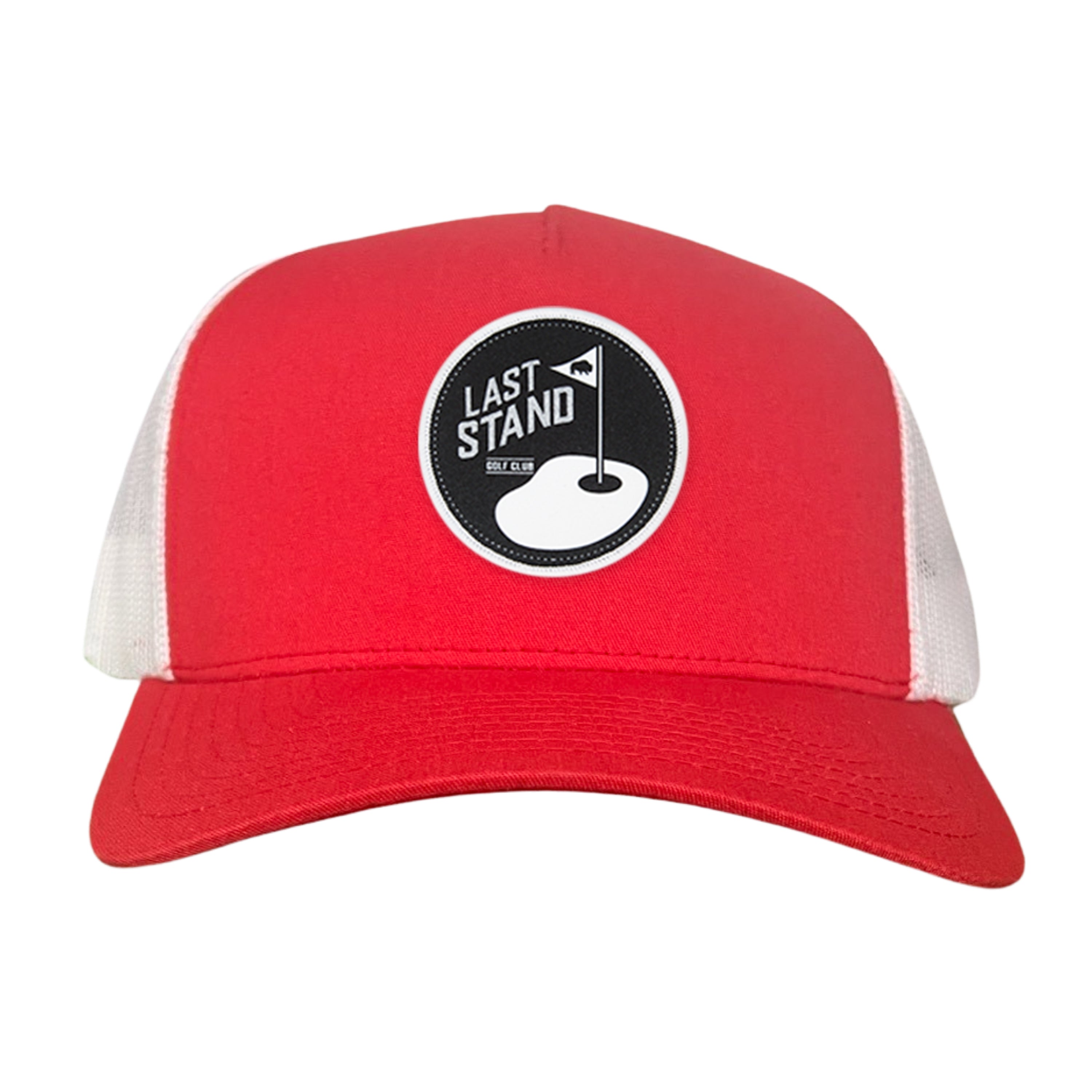 Golf Club Snapback Hat with Breathable Mesh Back and Curved Bill