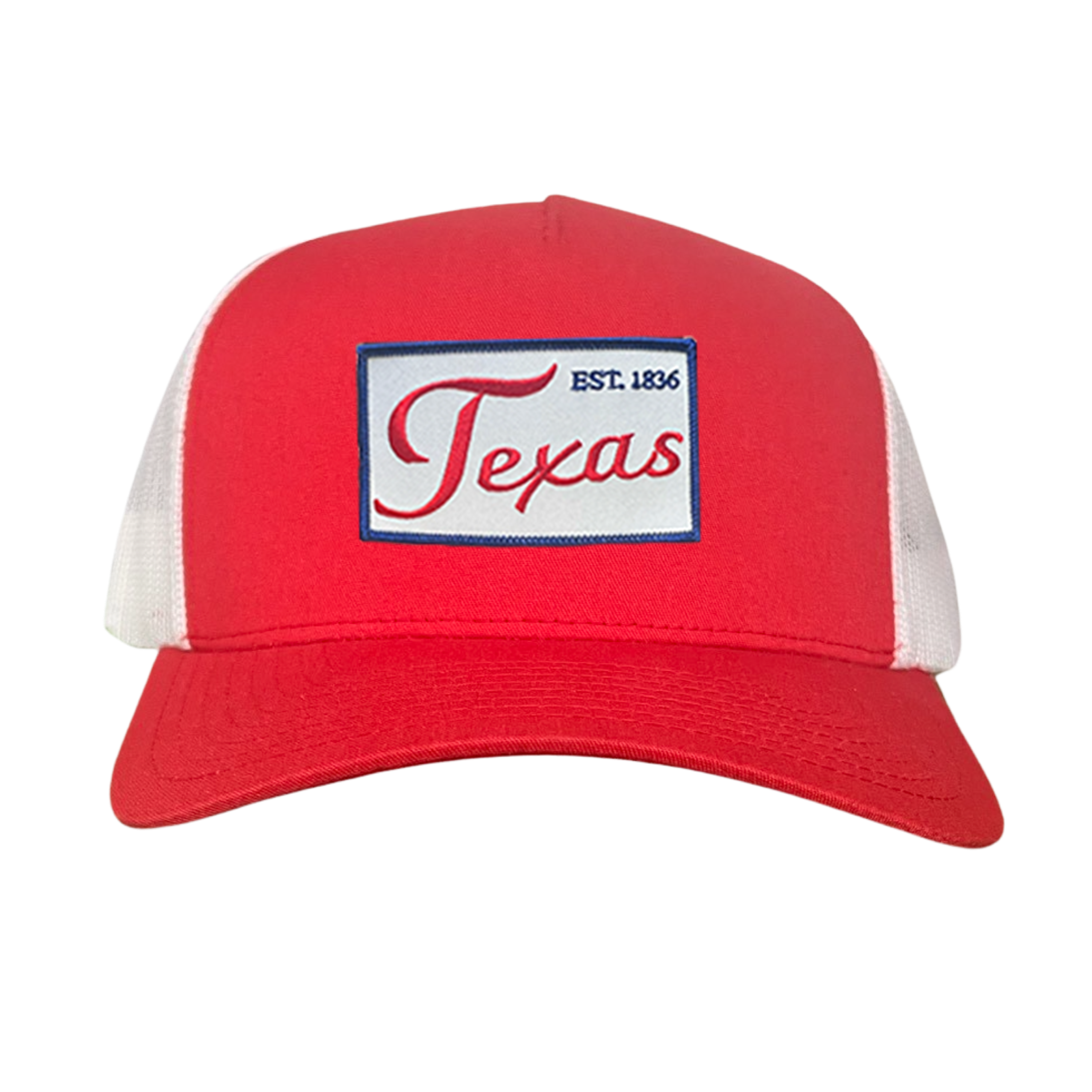 Texas EST 1836 Script Hat - Mesh Snapback, Dad or Rope Style