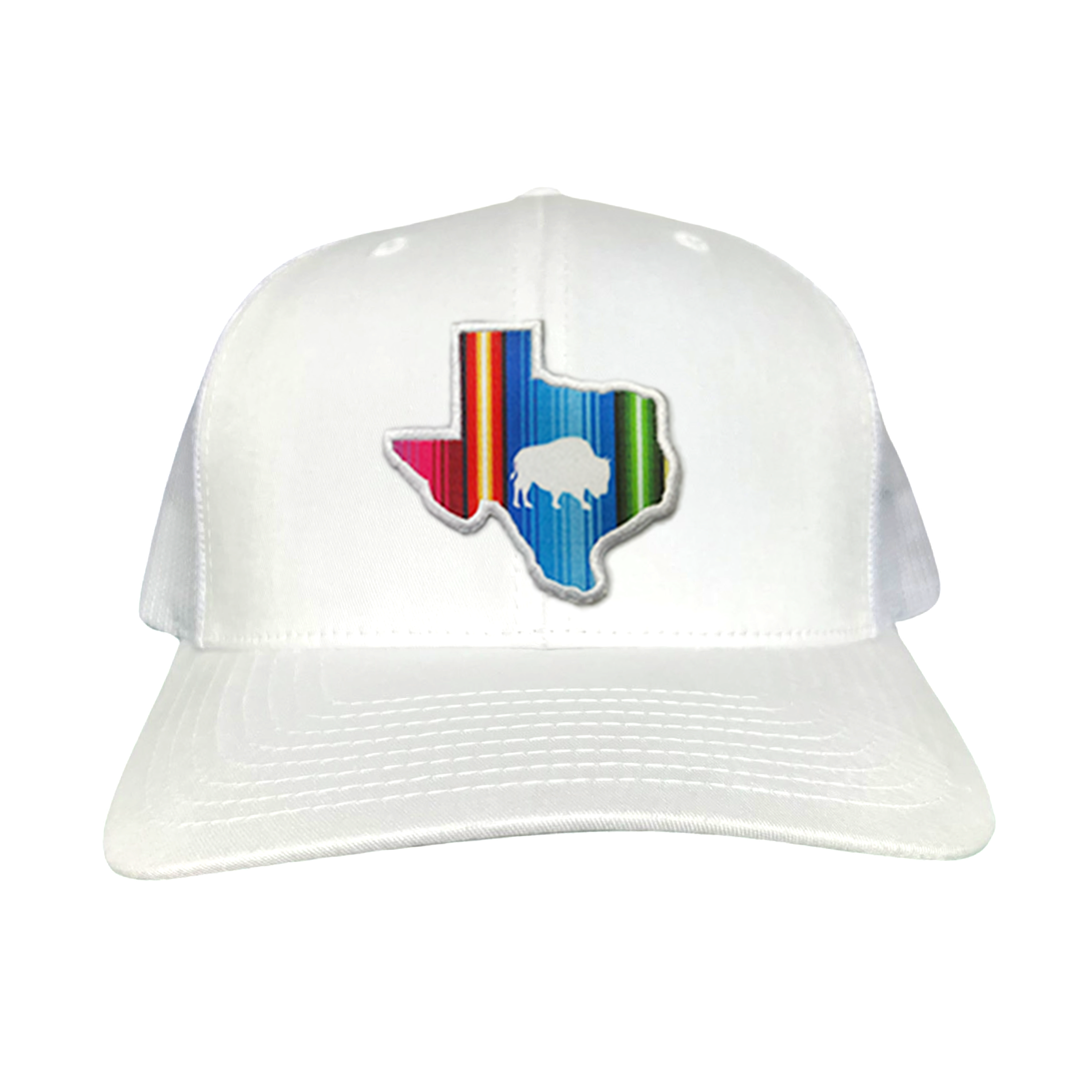 State of Texas Serape Baseball Cap with Adjustable Snapback Closure