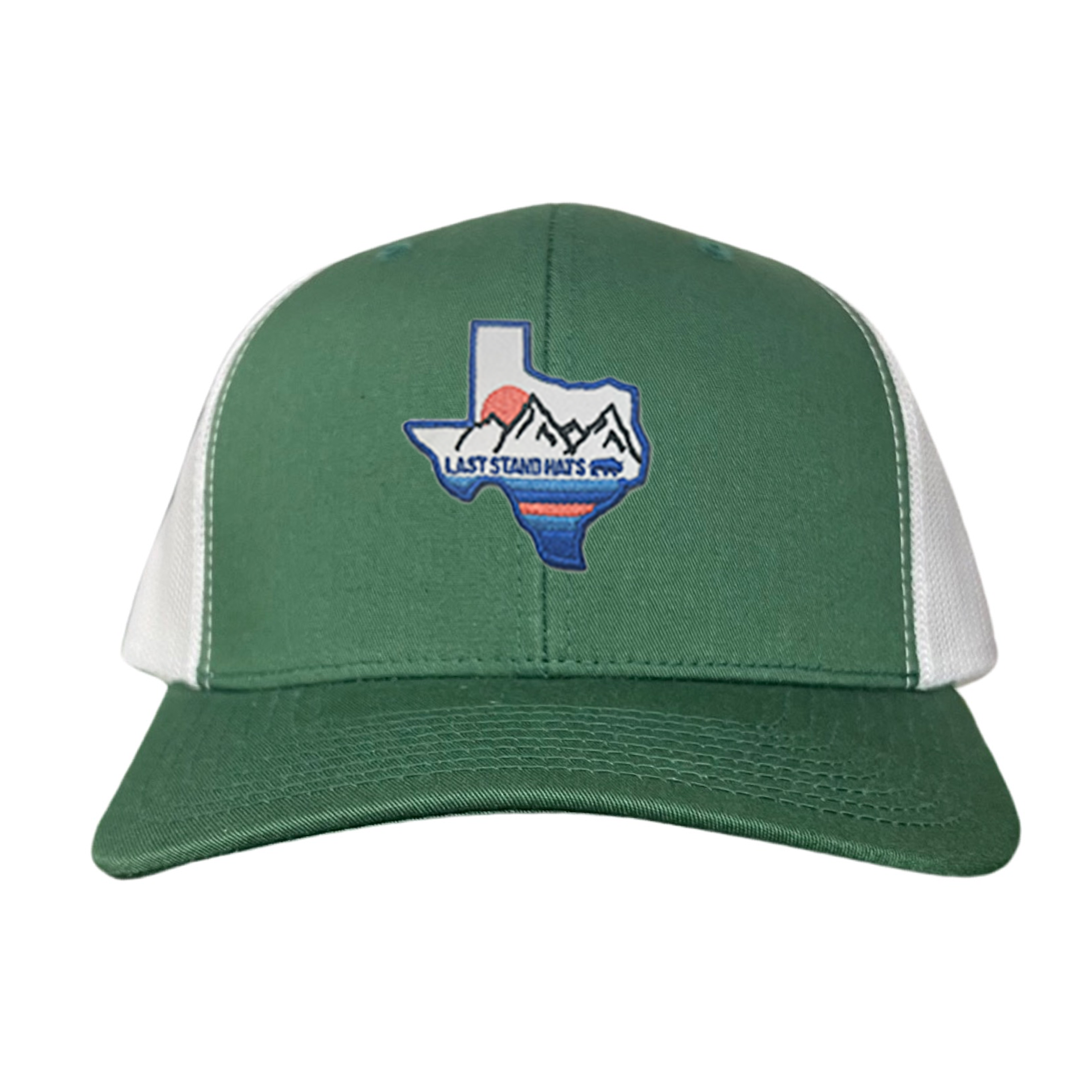 Texas Mountains Blue Graphic Hat - Classic Casual Cap