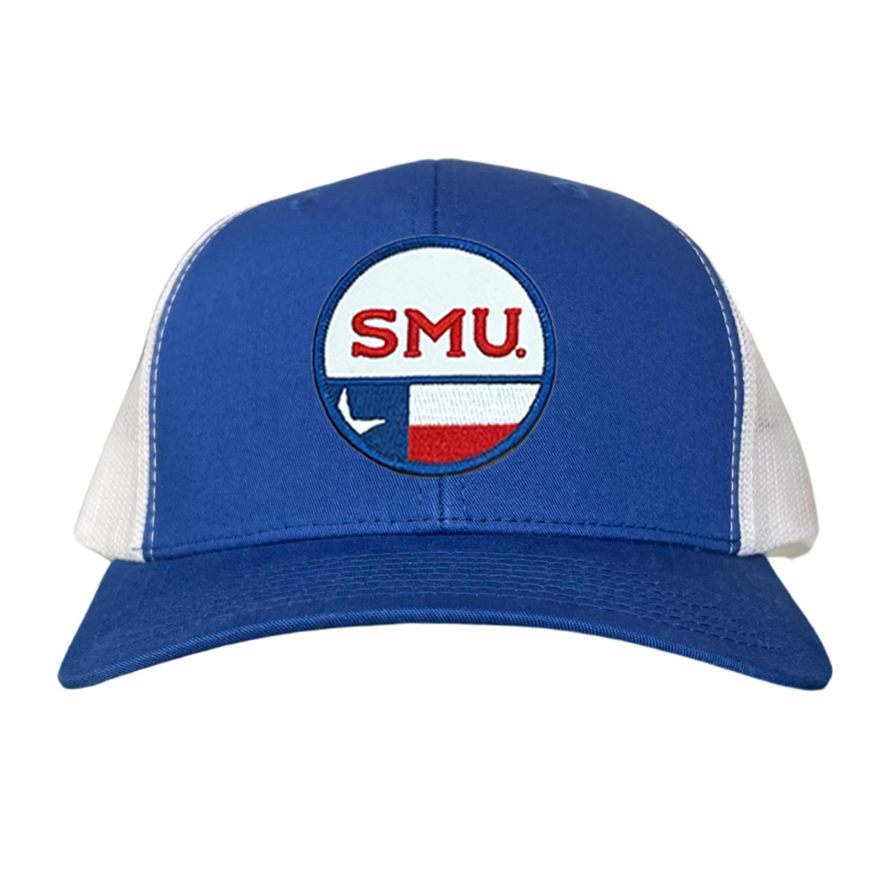 SMU Circle State Hat Sporty Collegiate Cap One Size