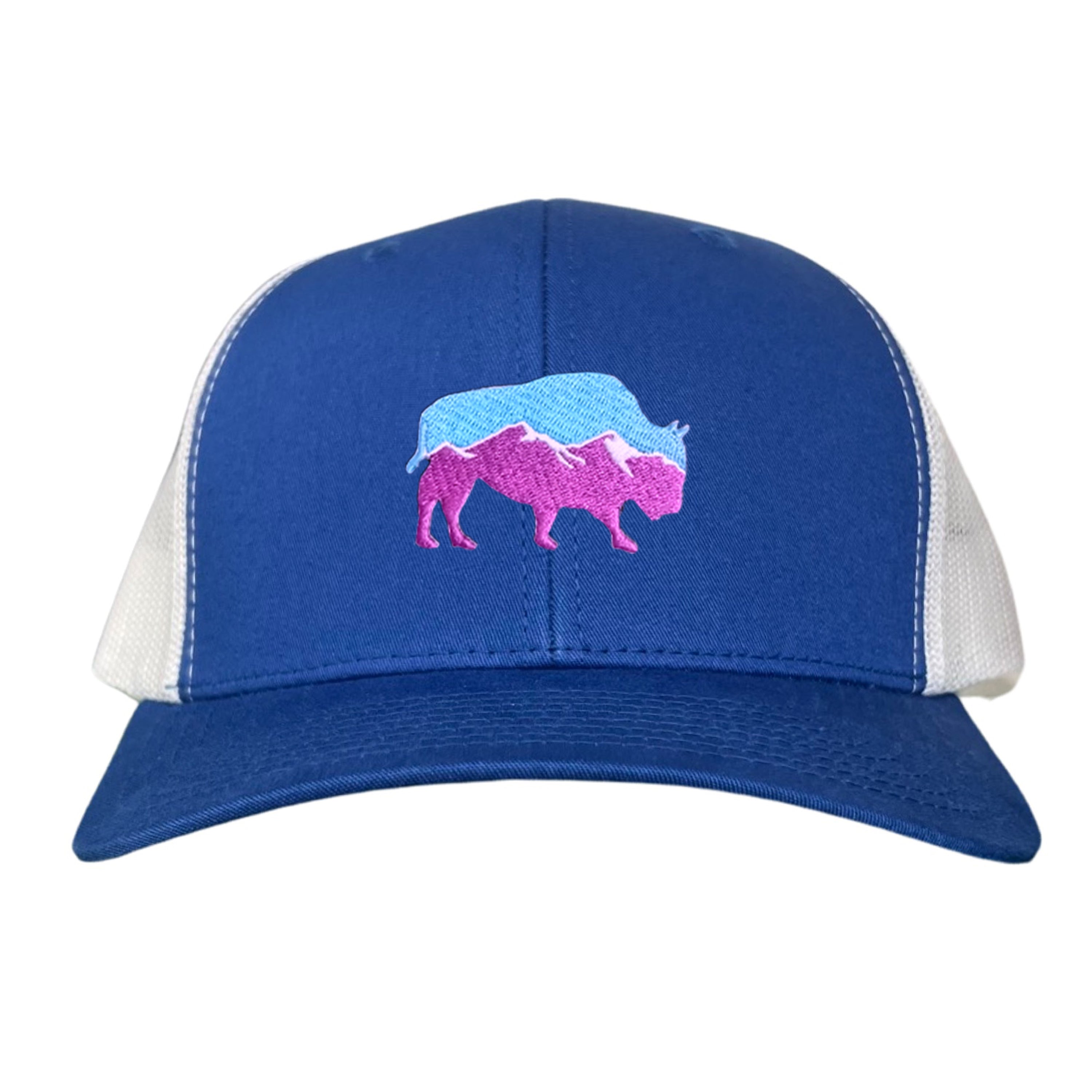 Mountain Bison Patch Outdoor Casual Baseball Hat