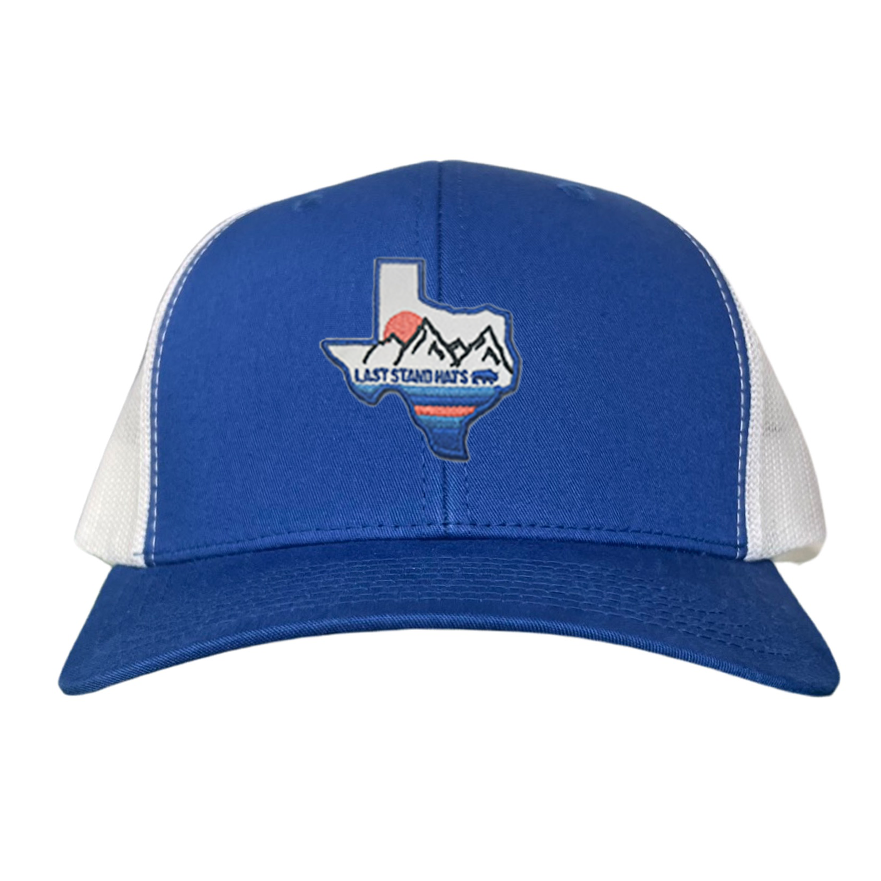 Texas Mountains Blue Graphic Hat - Classic Casual Cap