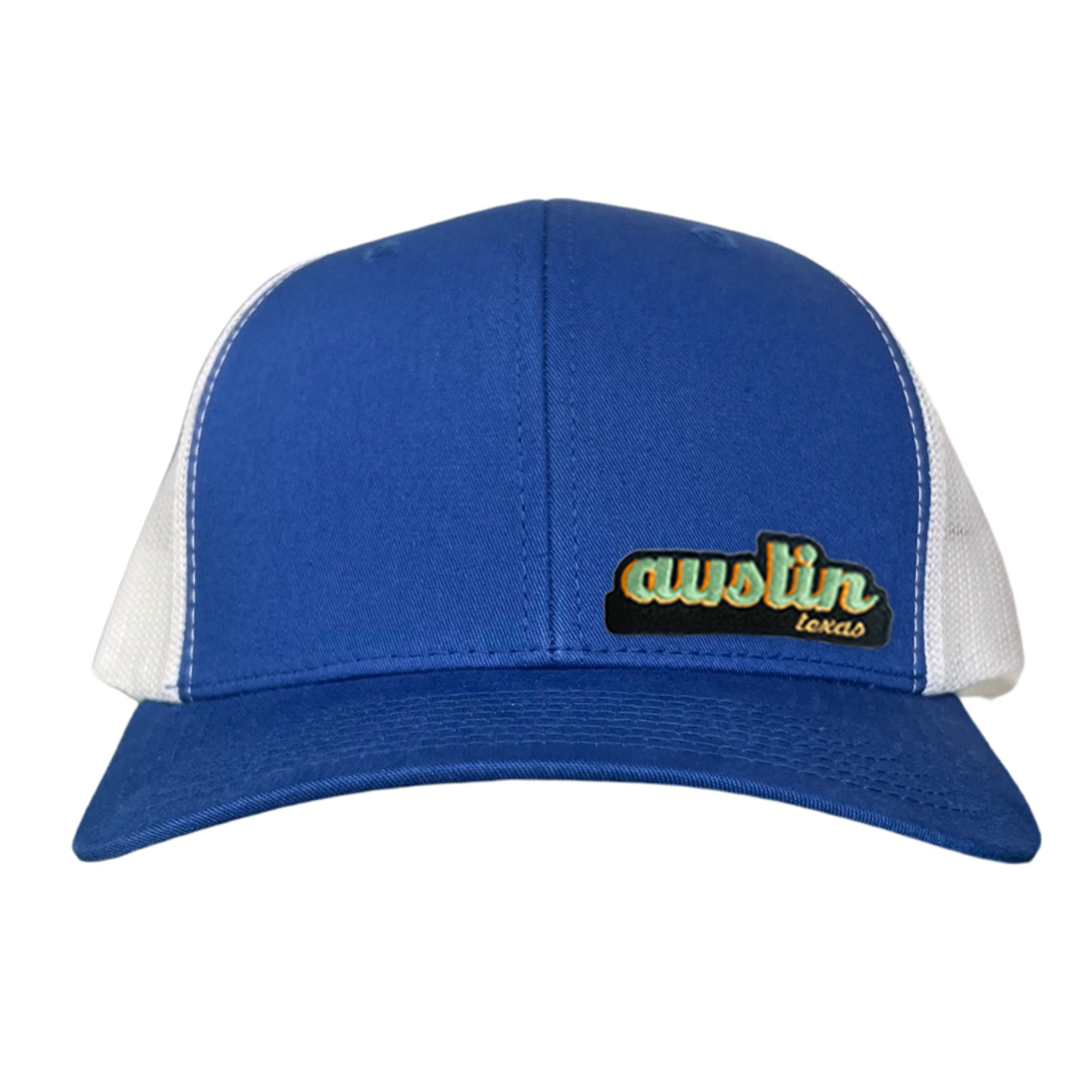 Last Stand Austin Texas Cut Out Patch Trucker Hat