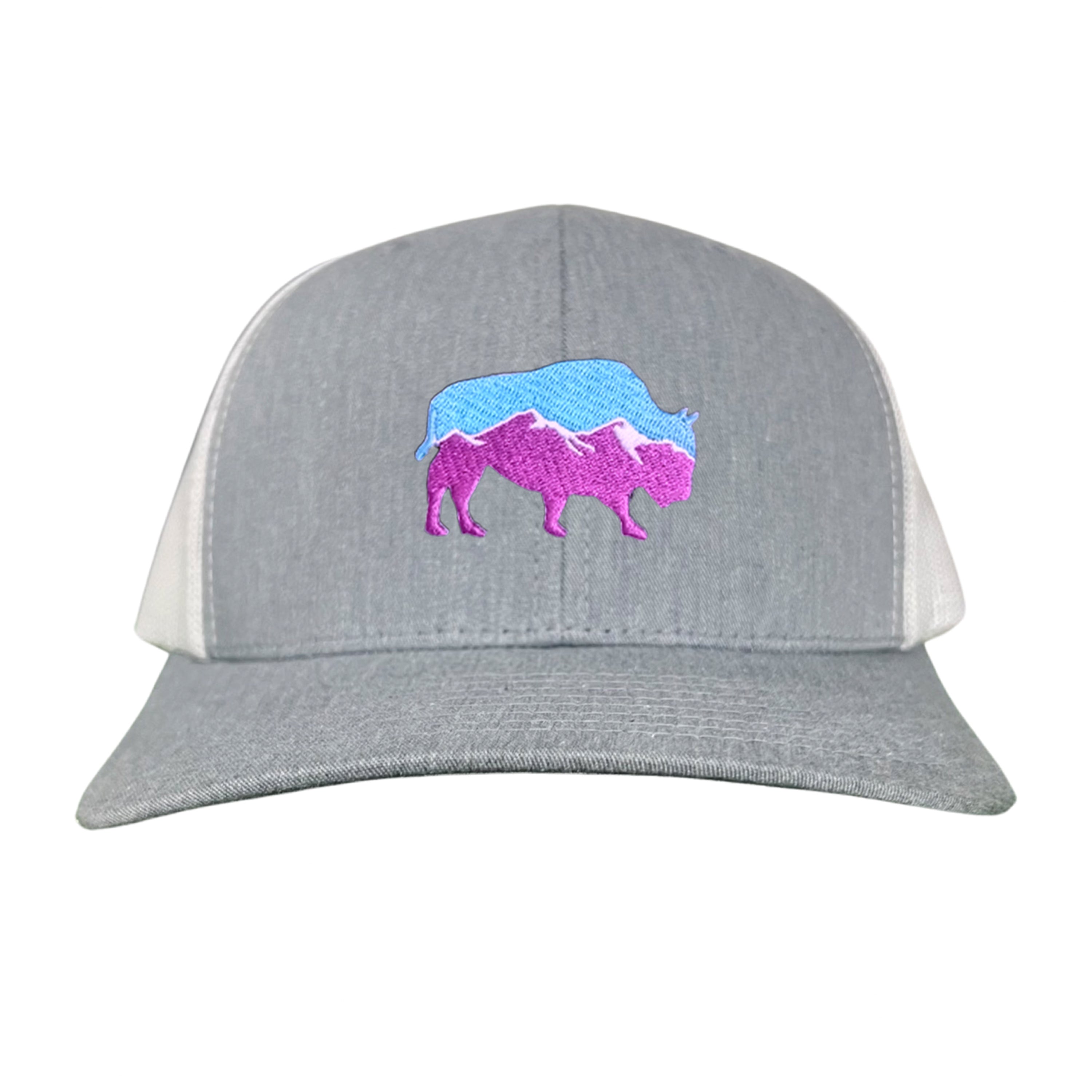 Mountain Bison Patch Outdoor Casual Baseball Hat