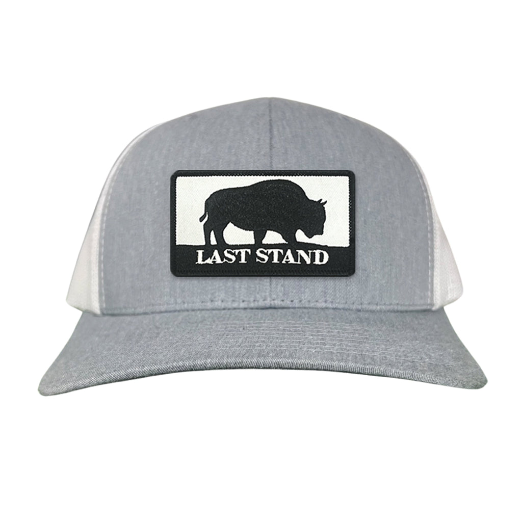 Bison Graphic Curved Bill Trucker Hat Mesh Snapback Cap
