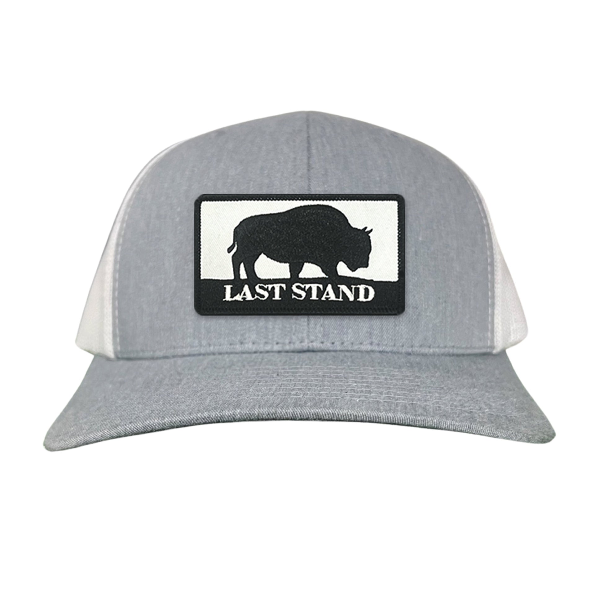 Bison Graphic Curved Bill Trucker Hat Mesh Snapback Cap