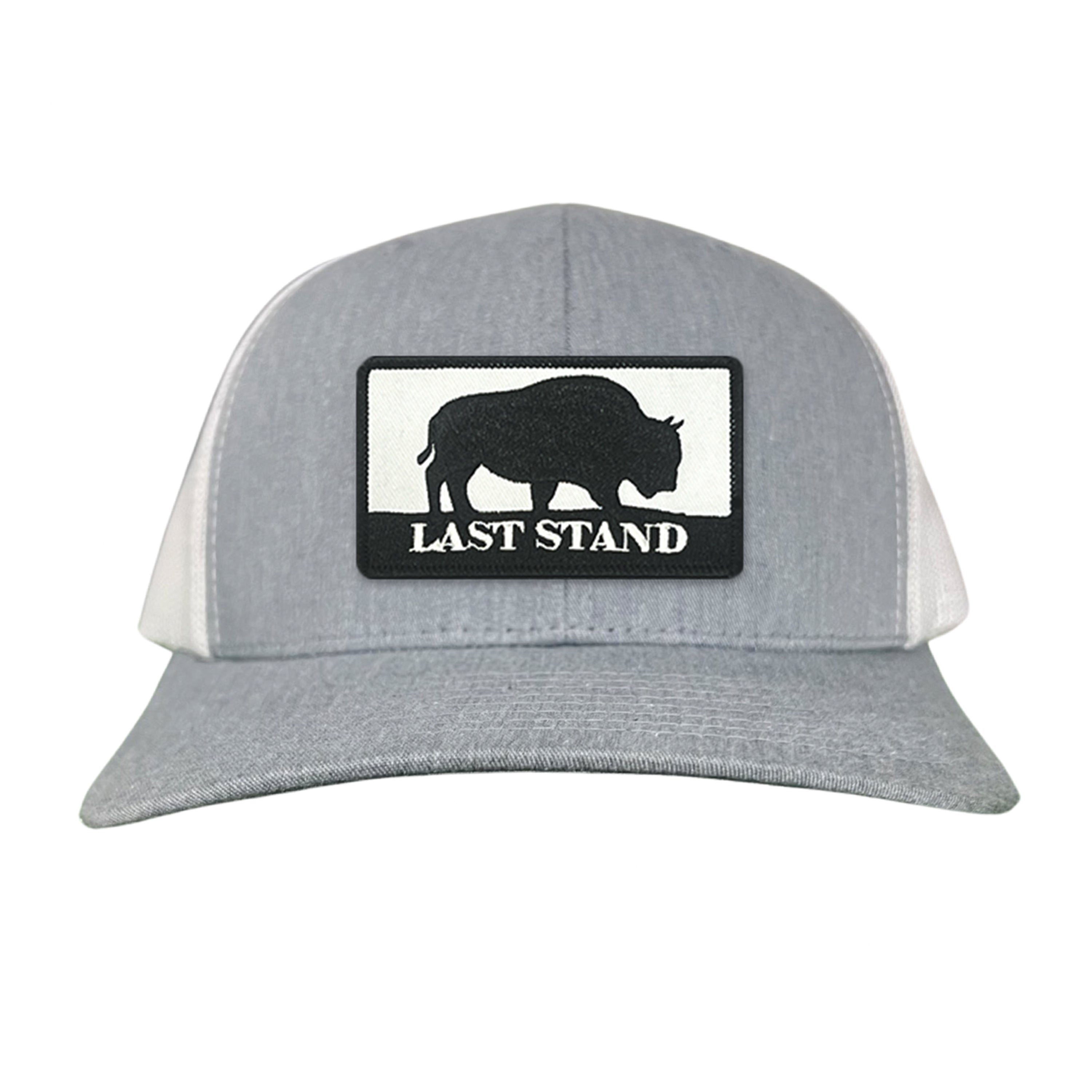 Bison Graphic Curved Bill Trucker Hat Mesh Snapback Cap