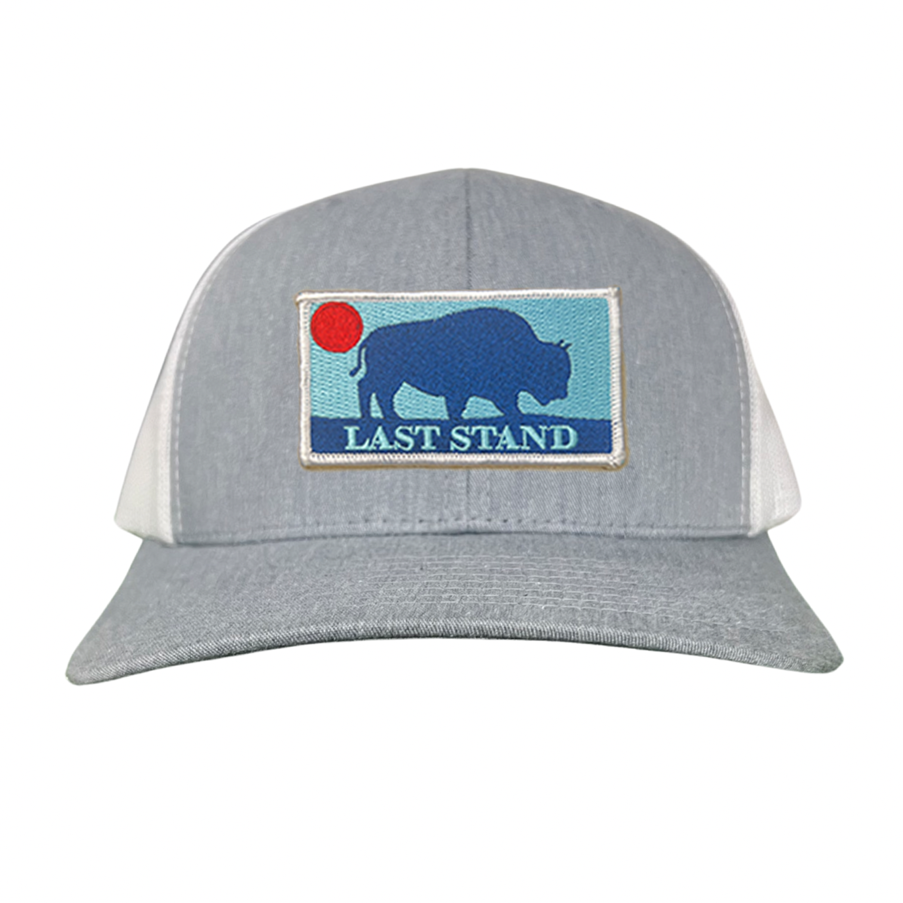 Bison Sunset Baseball Cap - Mountain Outdoors Snapback Hat