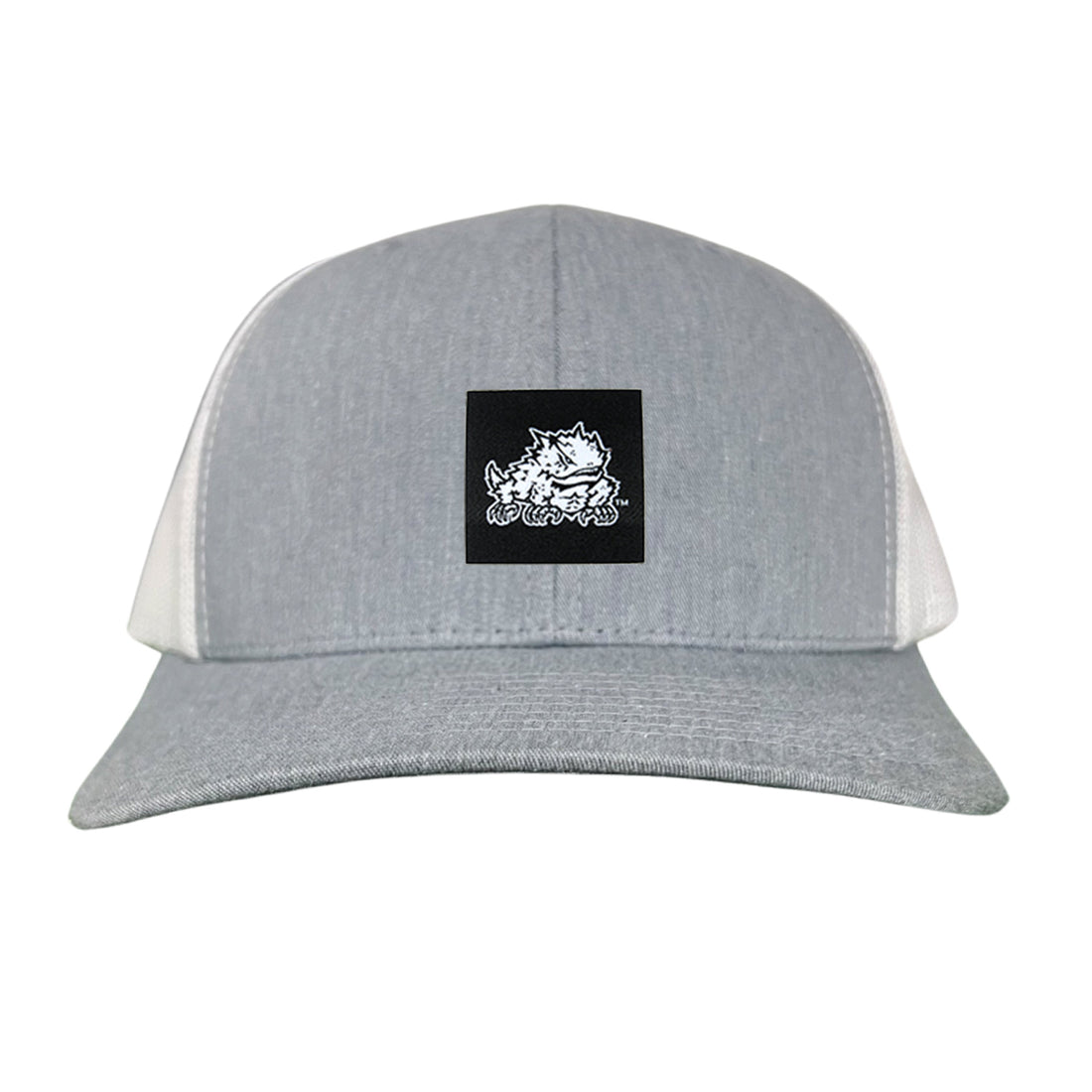 TCU Horned Frog Logo Black Label Hat - Adjustable Snapback & Trucker