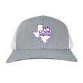 TCU Horned Frog Rubber Patch Hat - College Sports Fan Gear