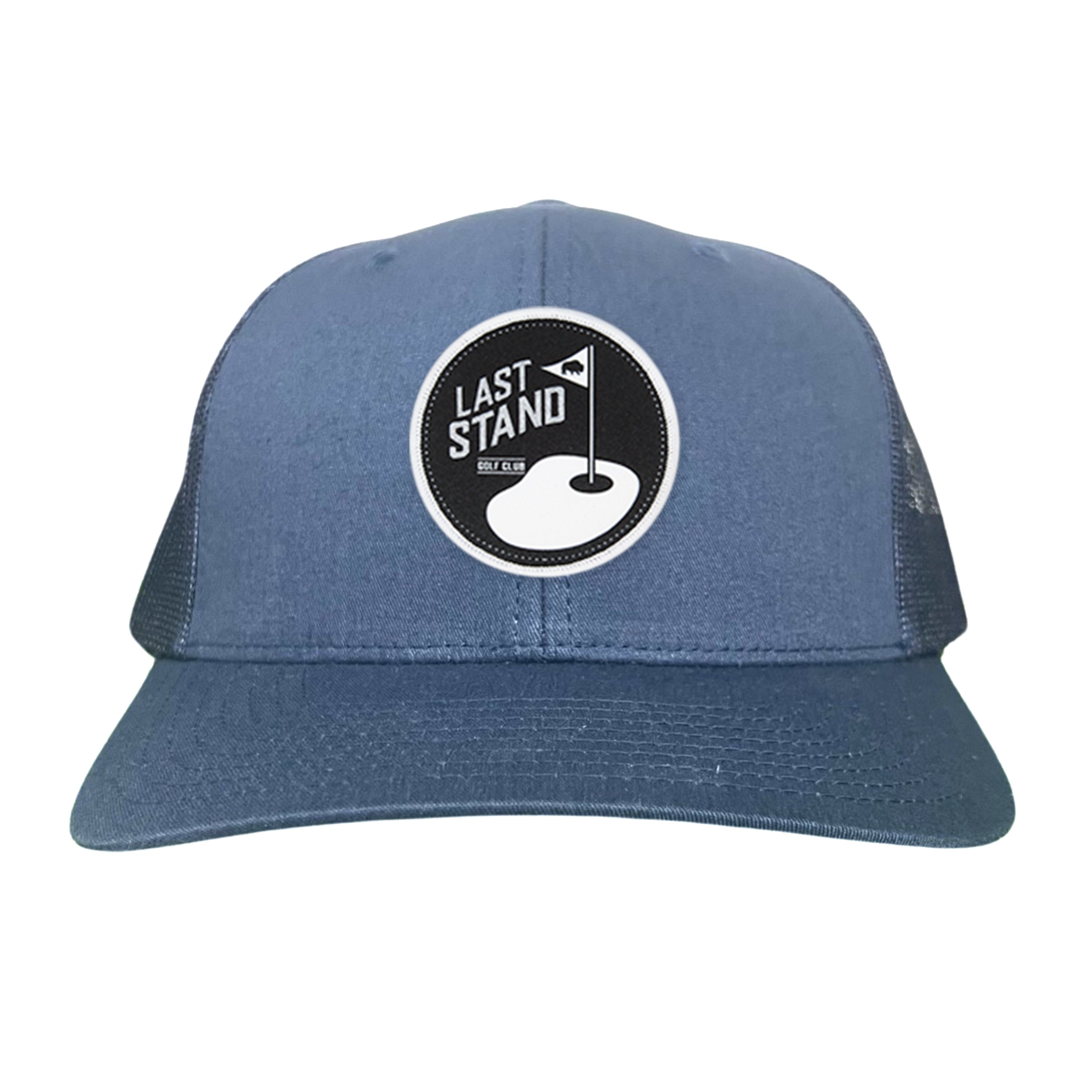 Golf Club Snapback Hat with Breathable Mesh Back and Curved Bill