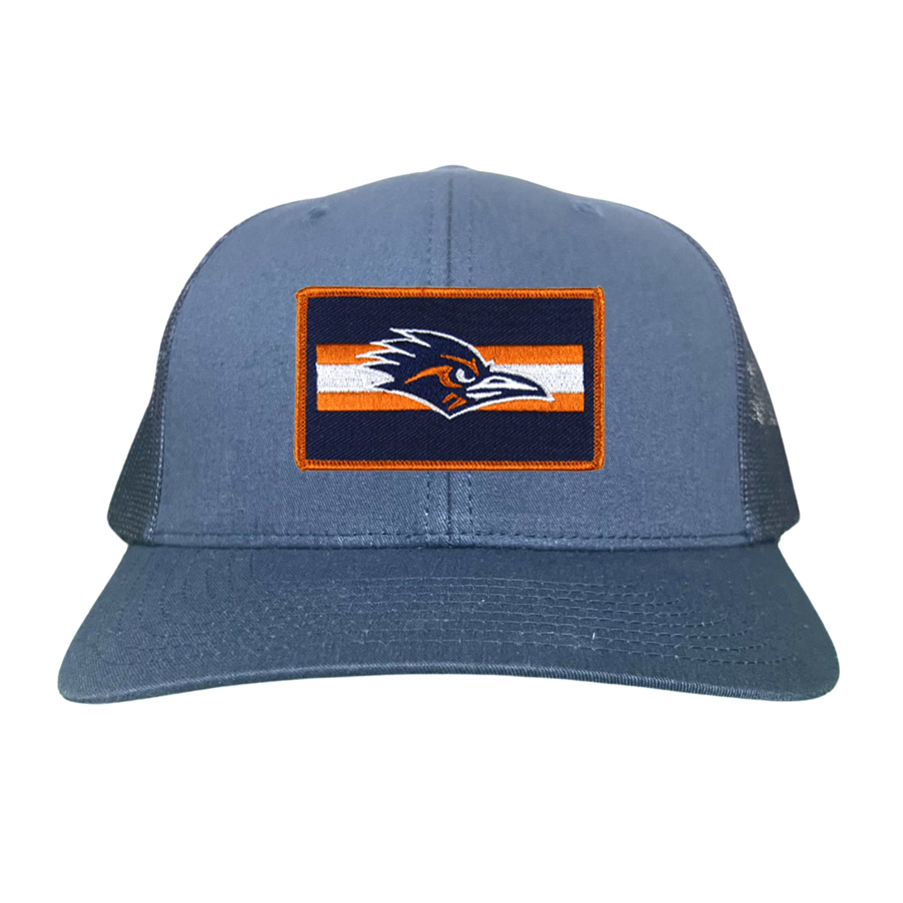 UTSA Roadrunner Rectangle Stripe Patch Hat - Blue and Orange