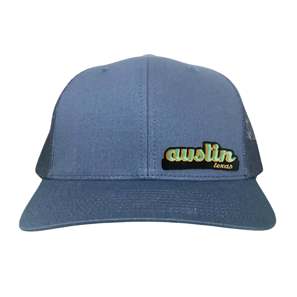 Last Stand Austin Texas Cut Out Patch Trucker Hat