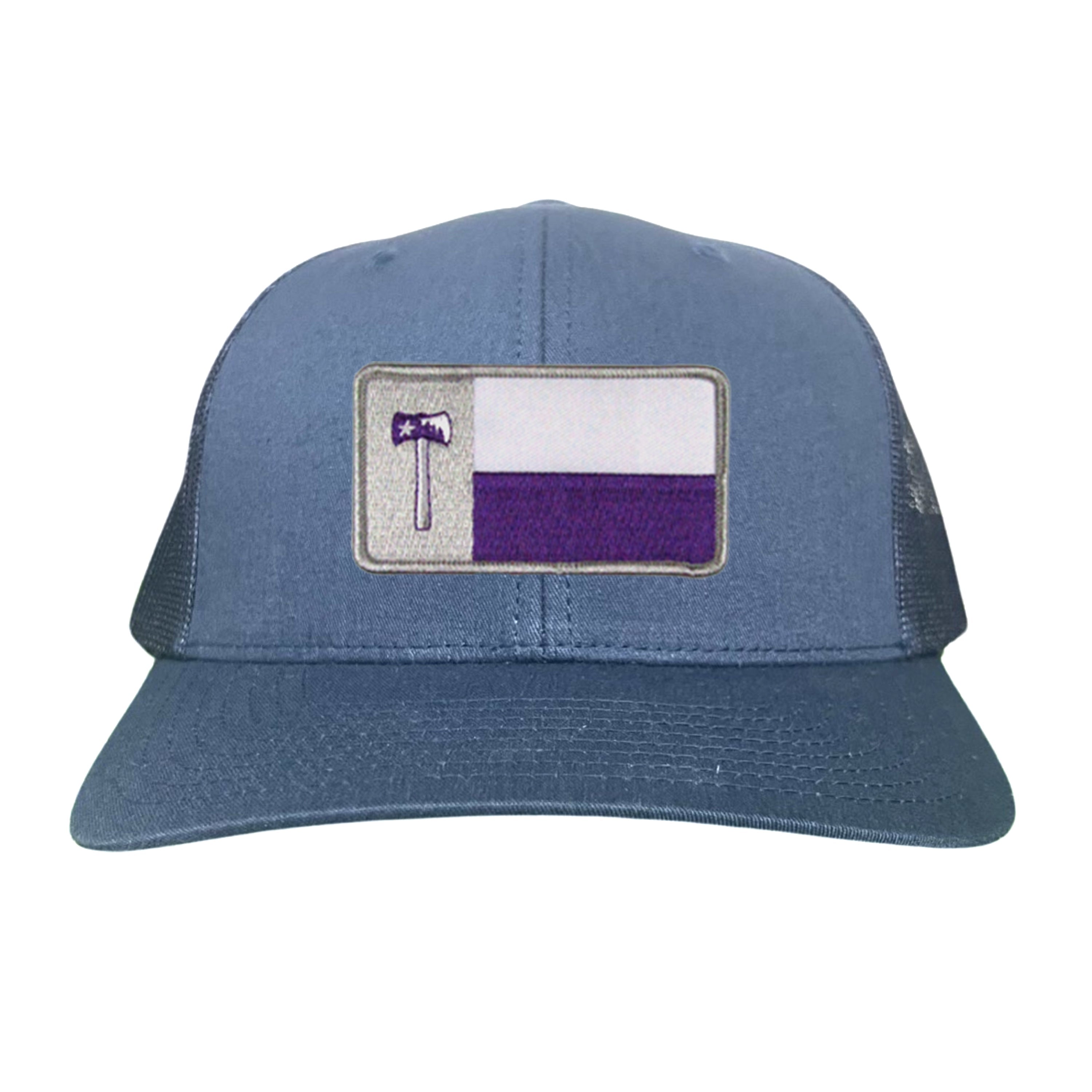 SFA / Axe Texas State Flag / Curved Bill Mesh Snapback Hat