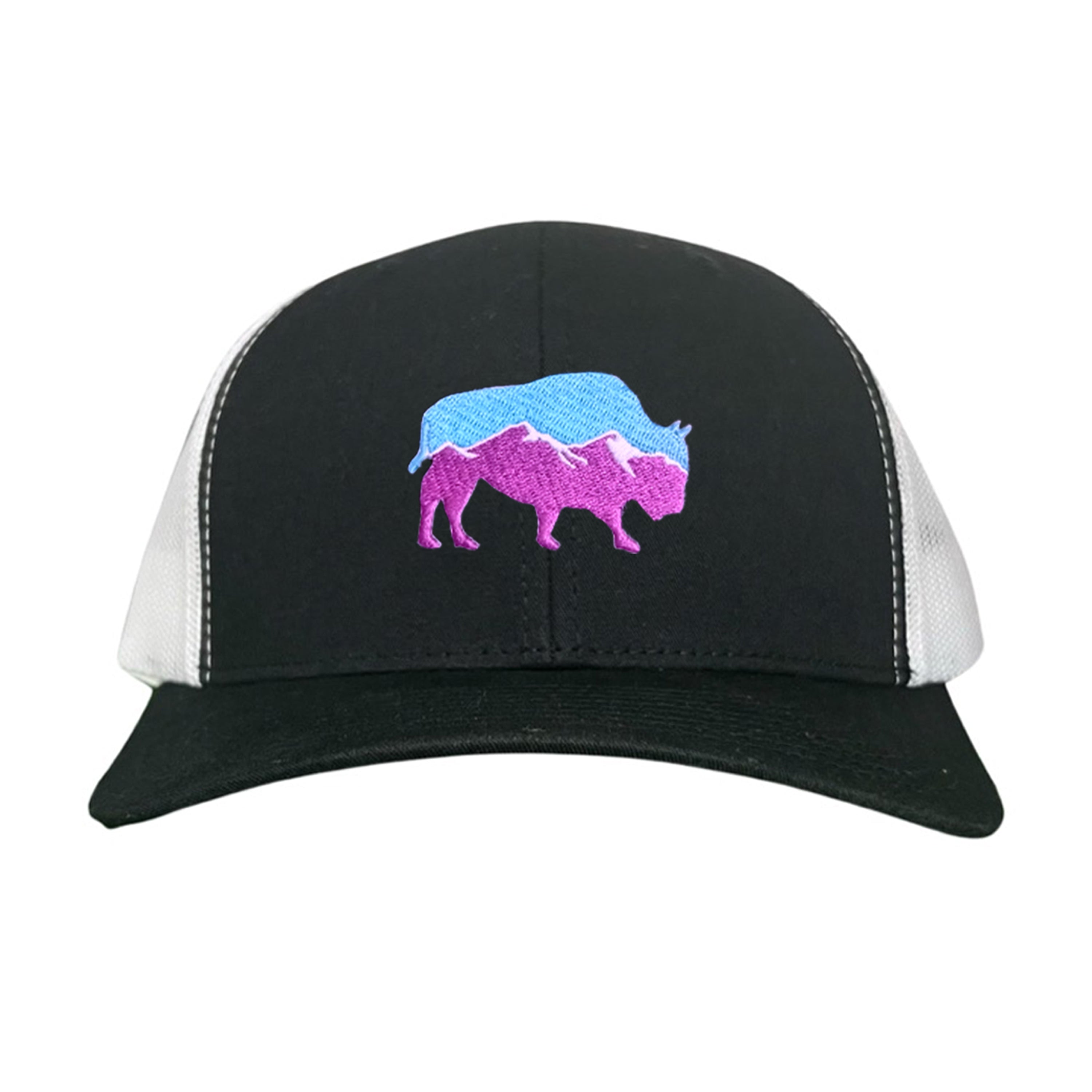 Mountain Bison Patch Outdoor Casual Baseball Hat
