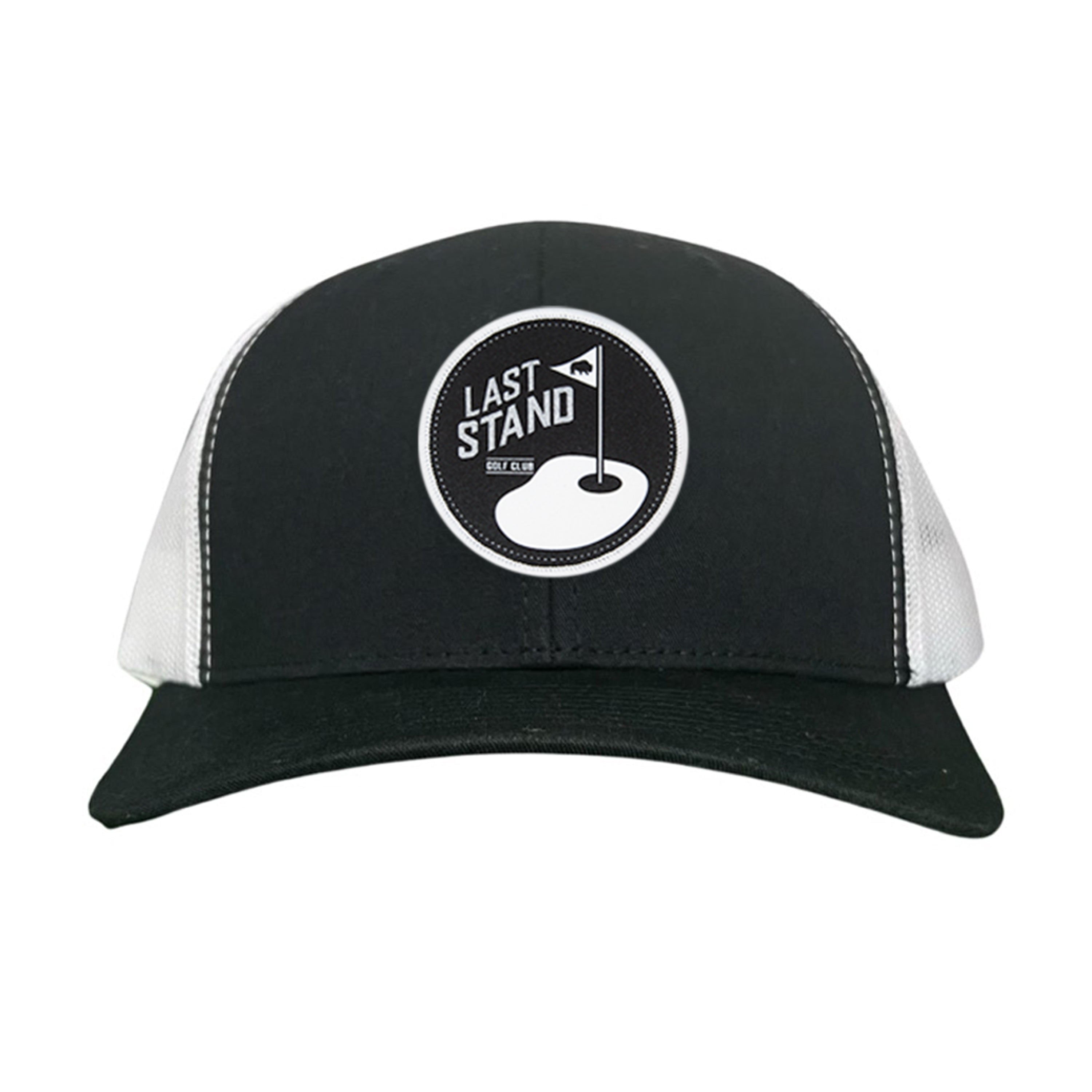 Golf Club Snapback Hat with Breathable Mesh Back and Curved Bill
