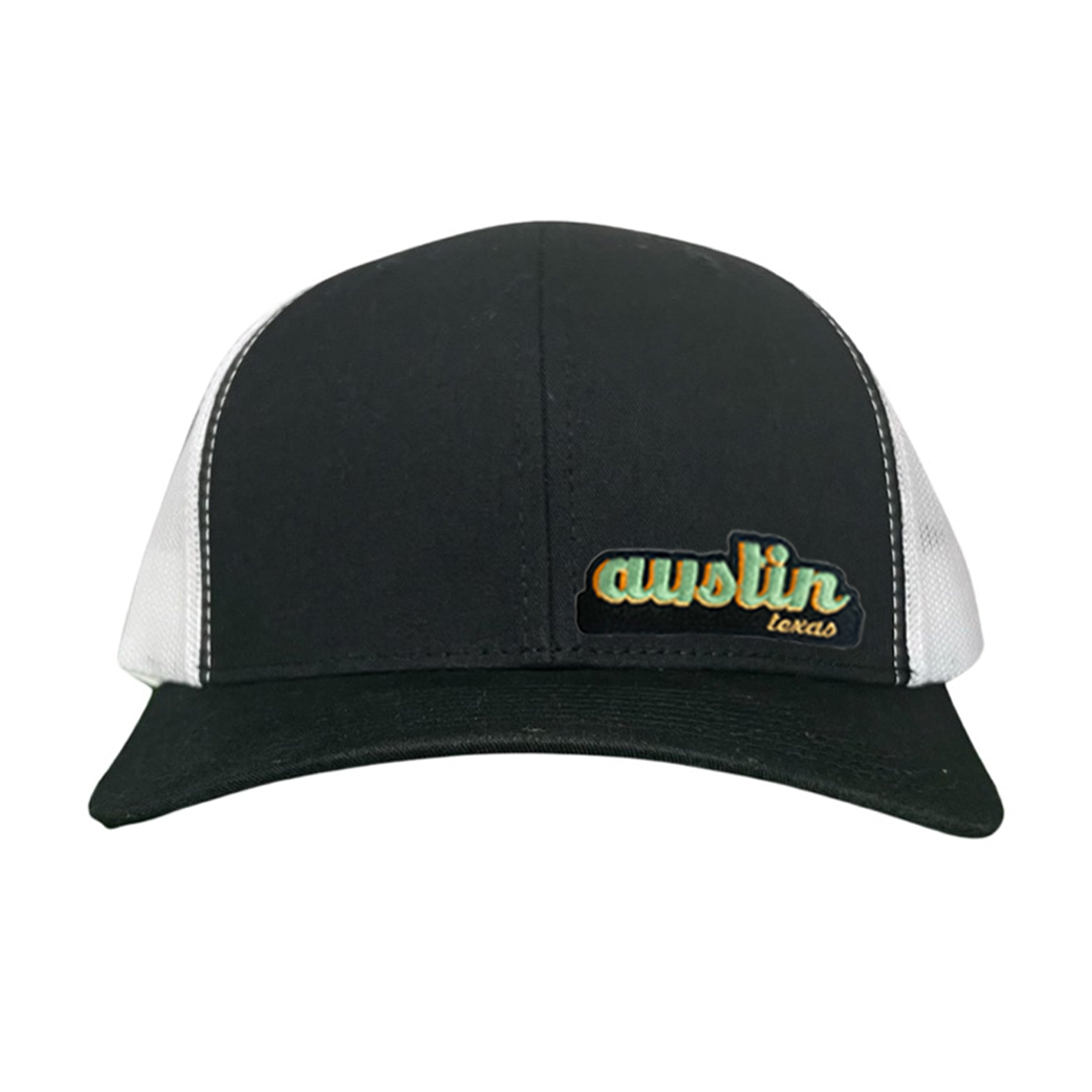 Last Stand Austin Texas Cut Out Patch Trucker Hat