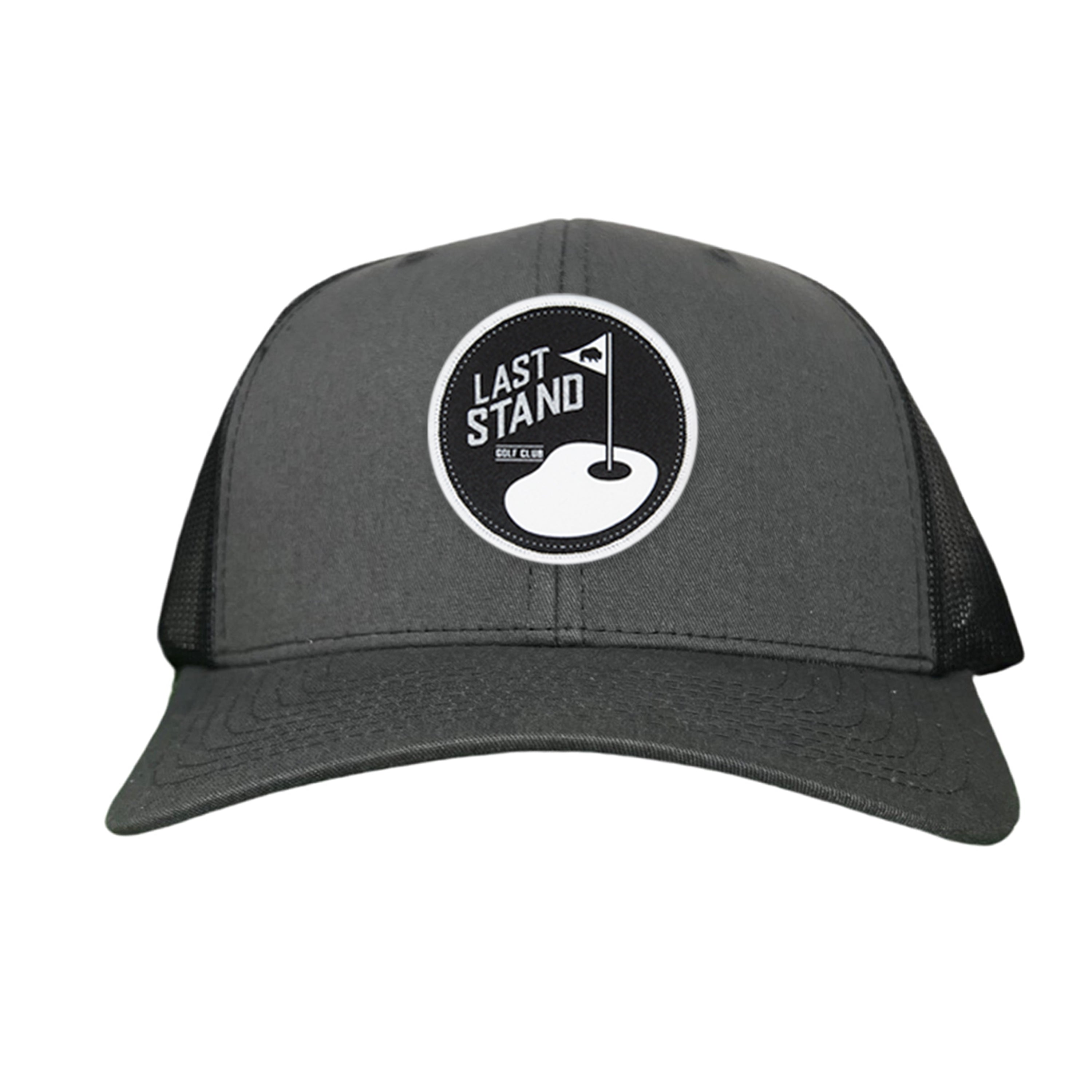 Golf Club Snapback Hat with Breathable Mesh Back and Curved Bill