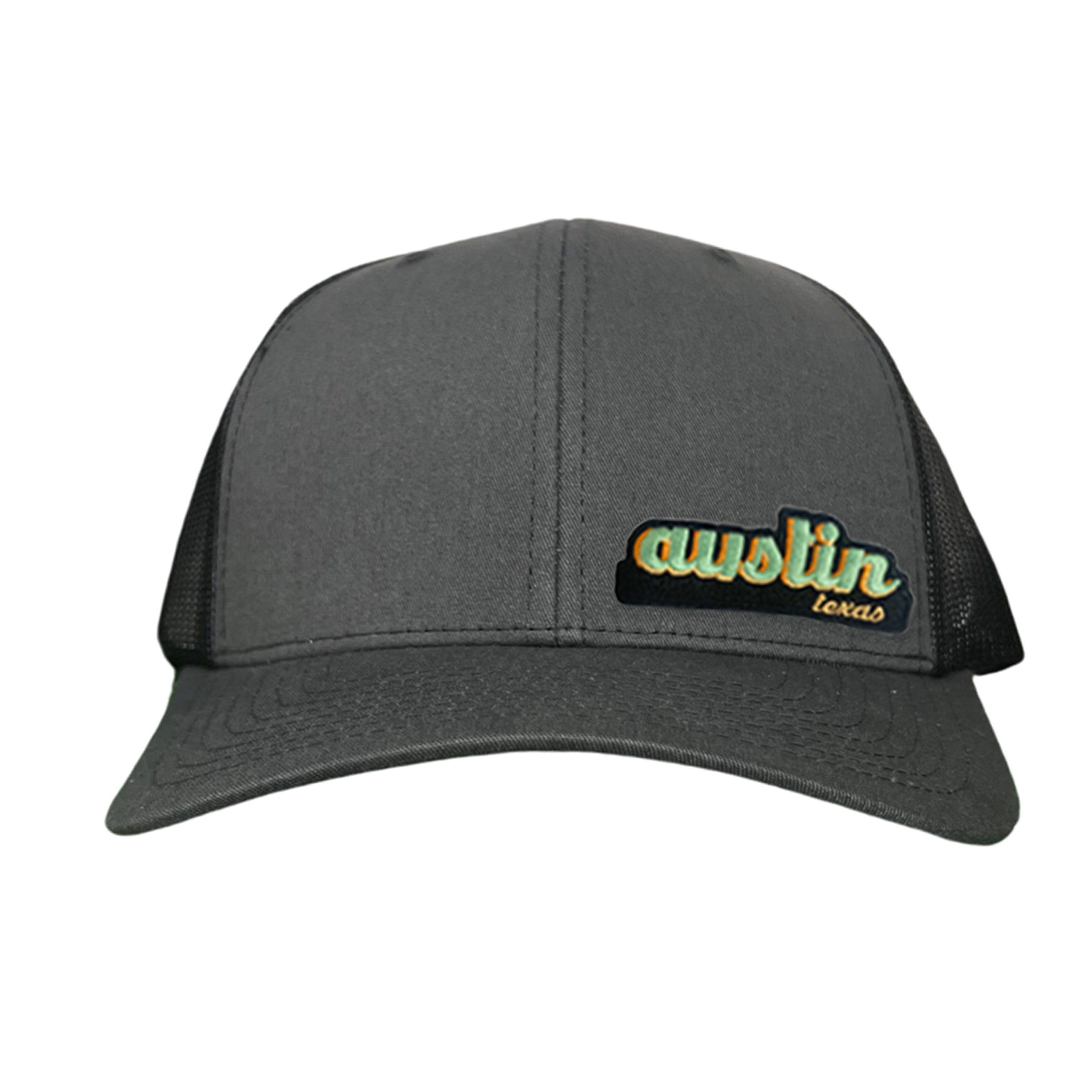 Last Stand Austin Texas Cut Out Patch Trucker Hat