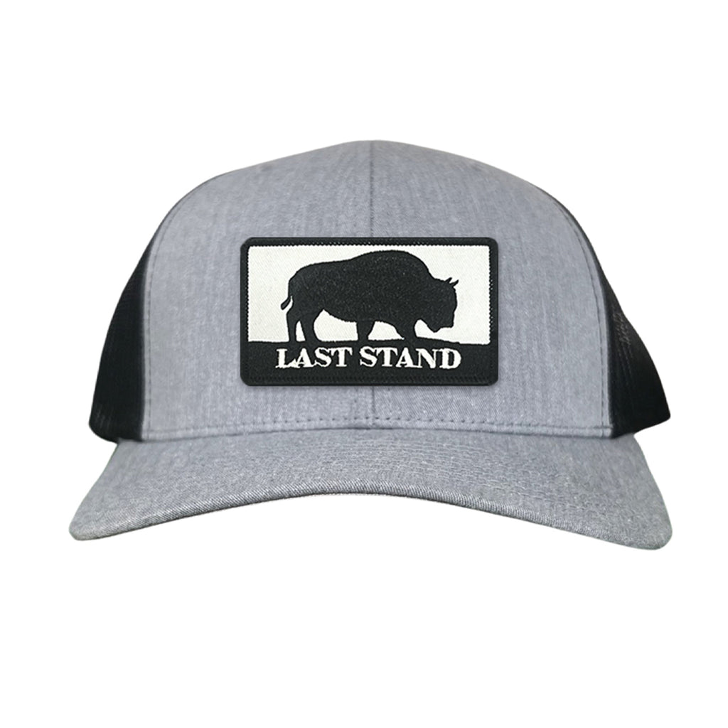 Bison Graphic Curved Bill Trucker Hat Mesh Snapback Cap