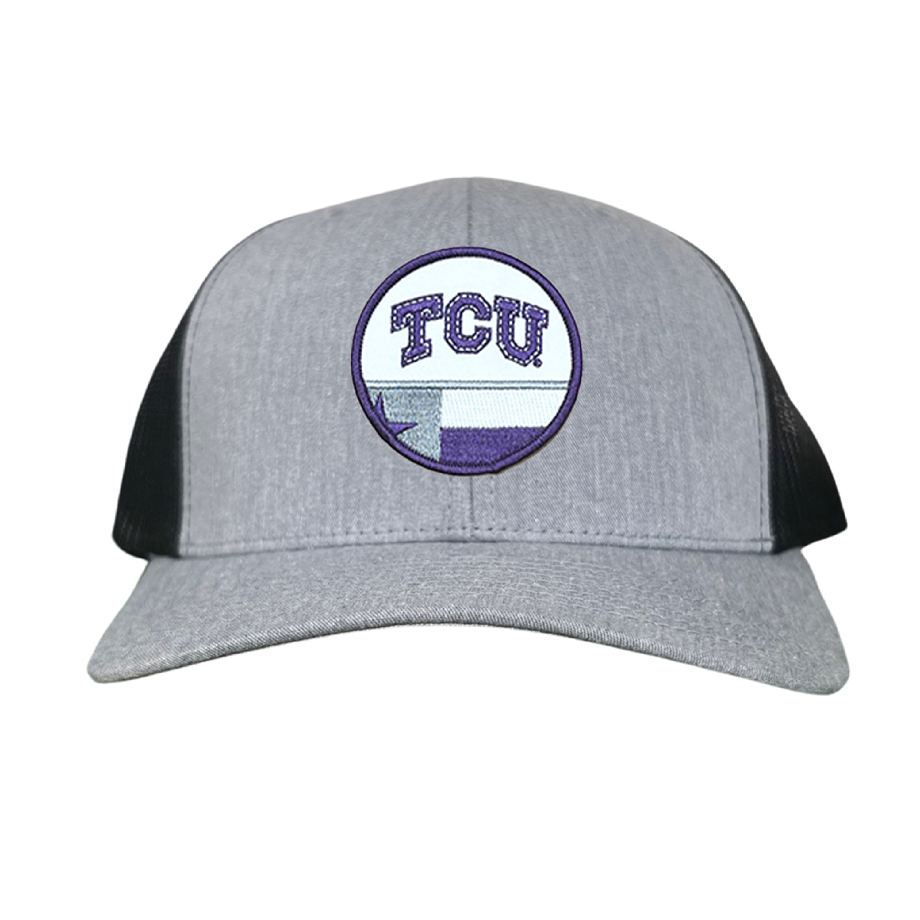 TCU Logo and Texas State Flag Patch Baseball Hat