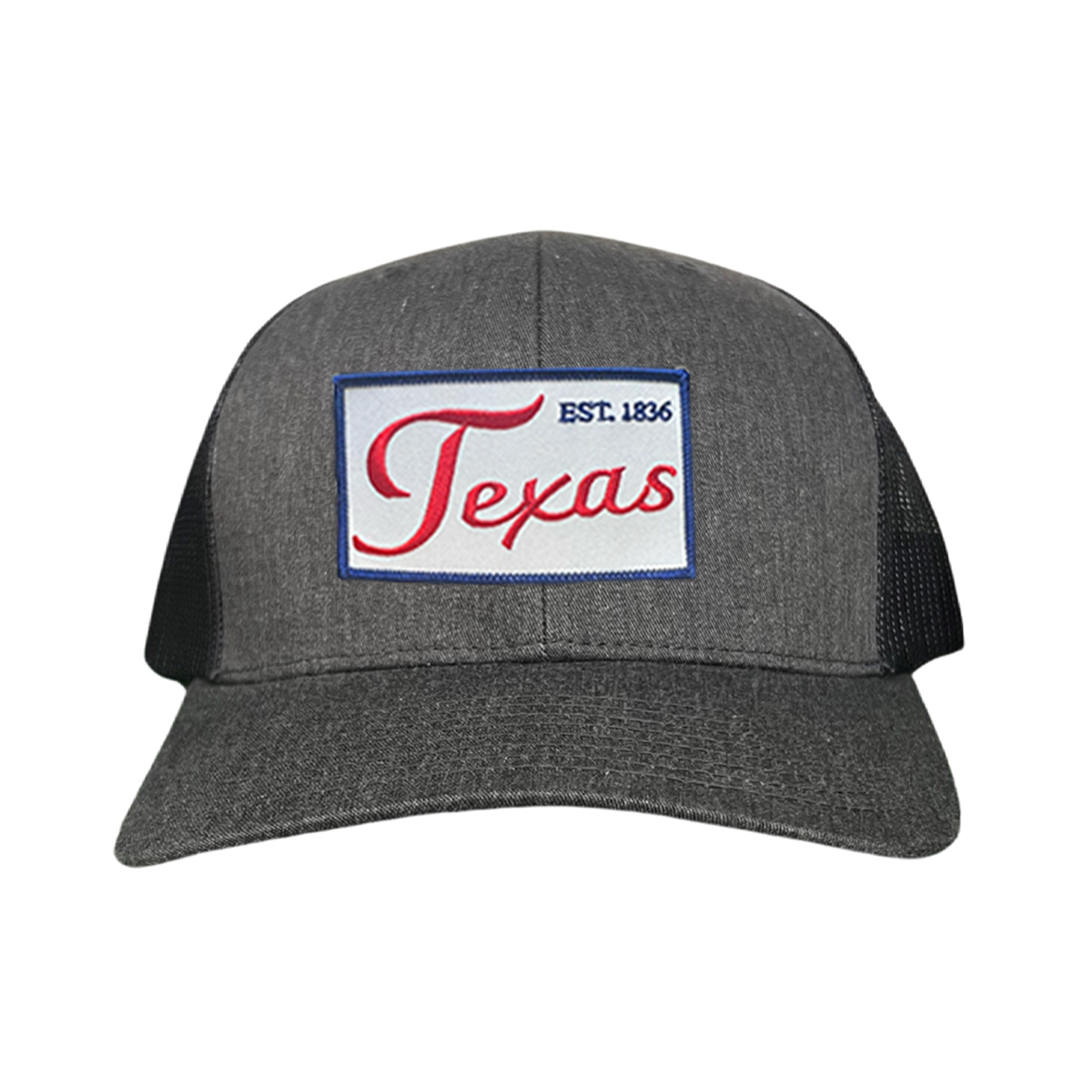 Texas EST 1836 Script Hat - Mesh Snapback, Dad or Rope Style