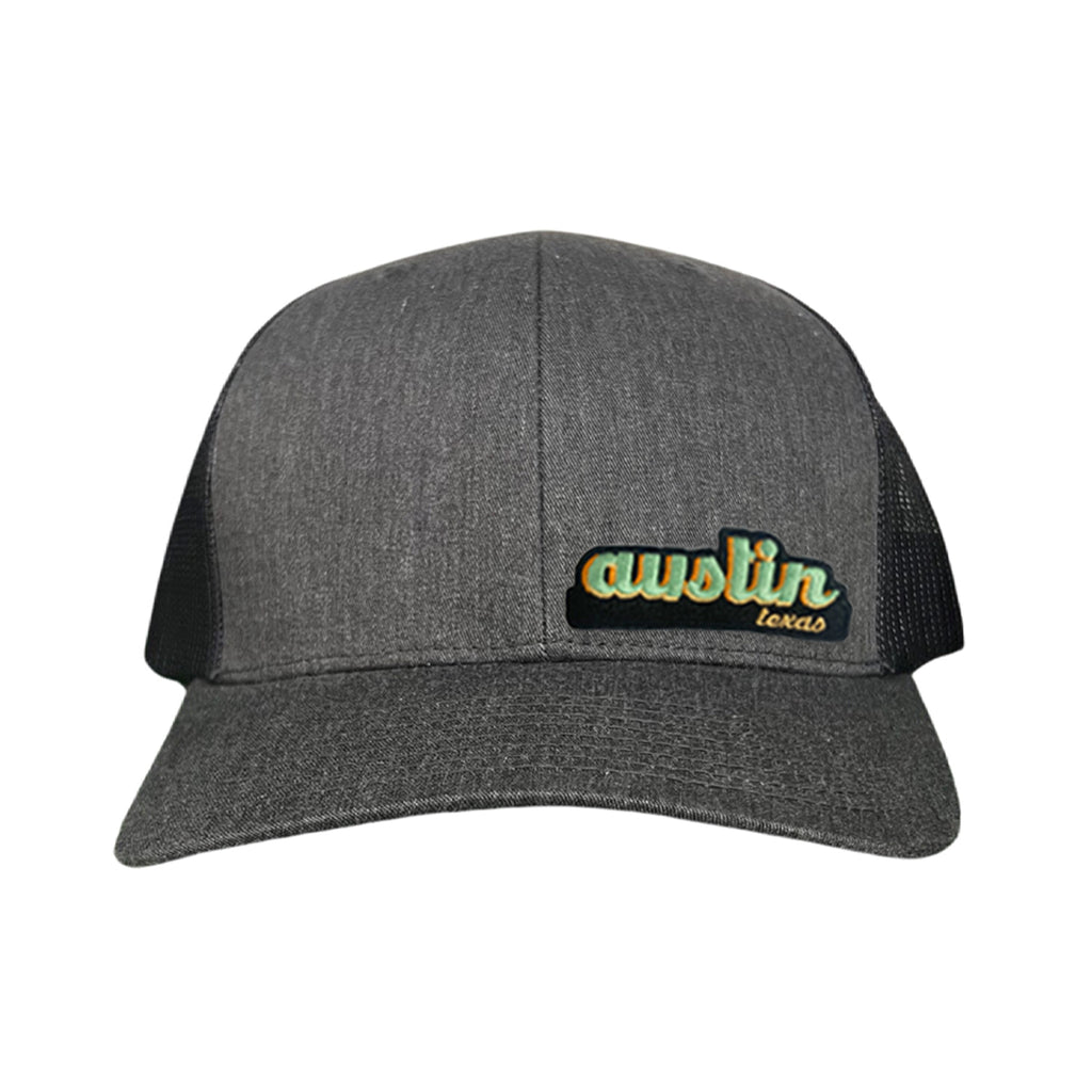 Last Stand Austin Texas Cut Out Patch Trucker Hat
