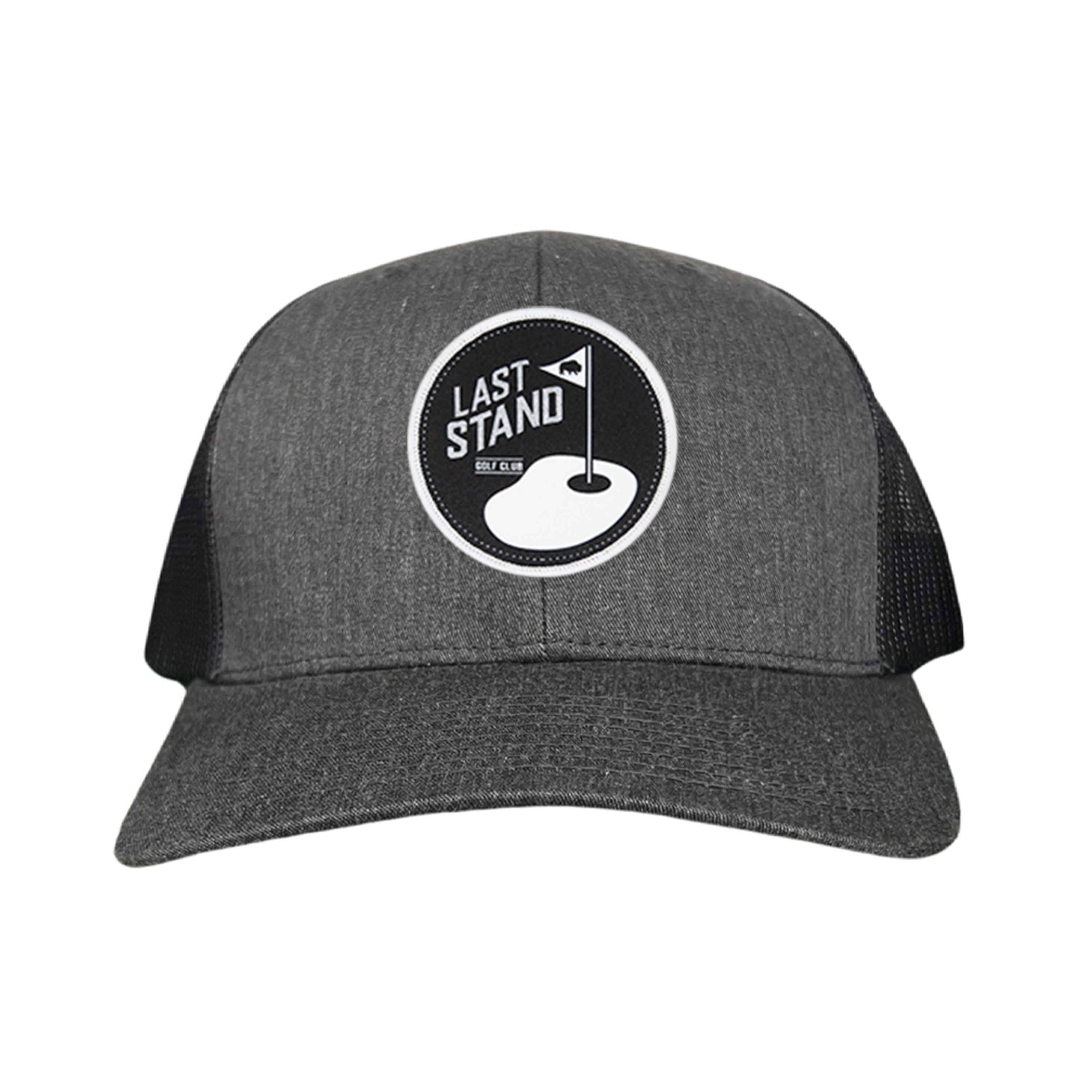 Golf Club Snapback Hat with Breathable Mesh Back and Curved Bill