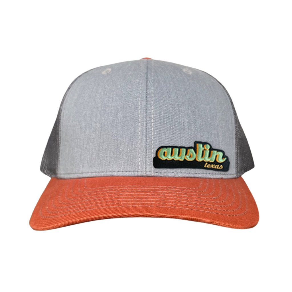 Last Stand Austin Texas Cut Out Patch Trucker Hat